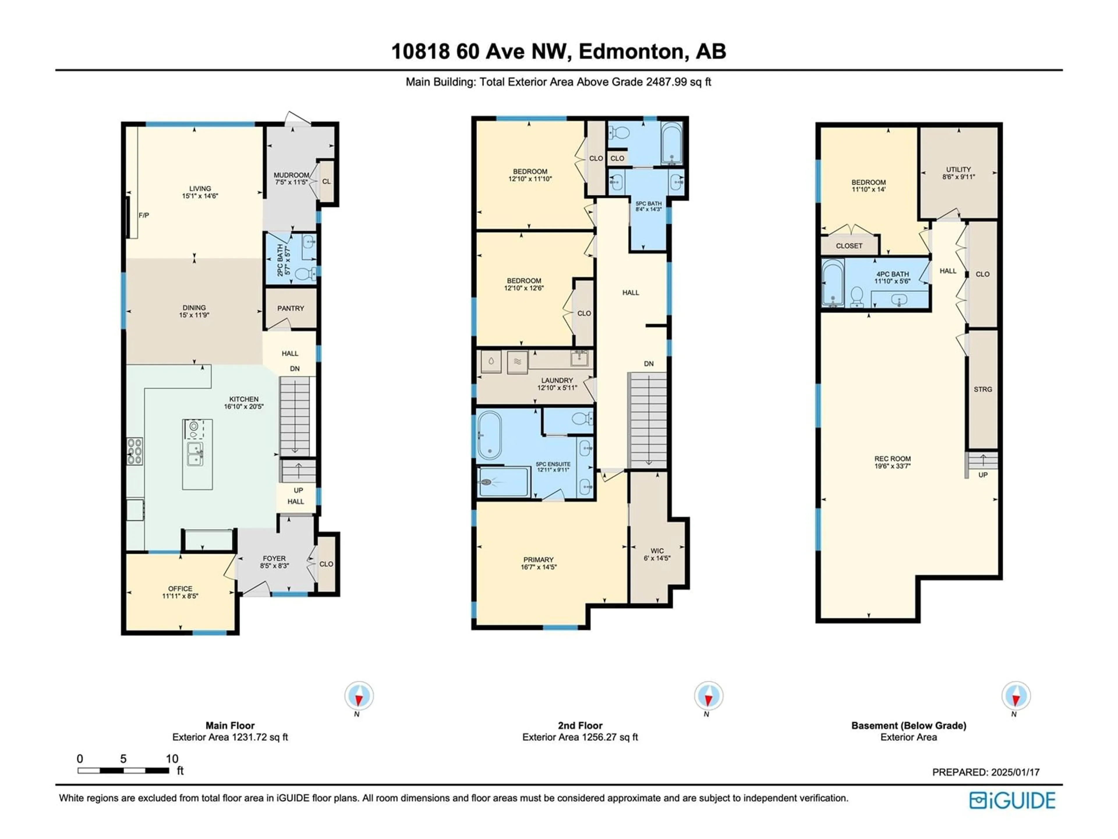 Floor plan for 10818B 60 AV NW, Edmonton Alberta T6H4R1