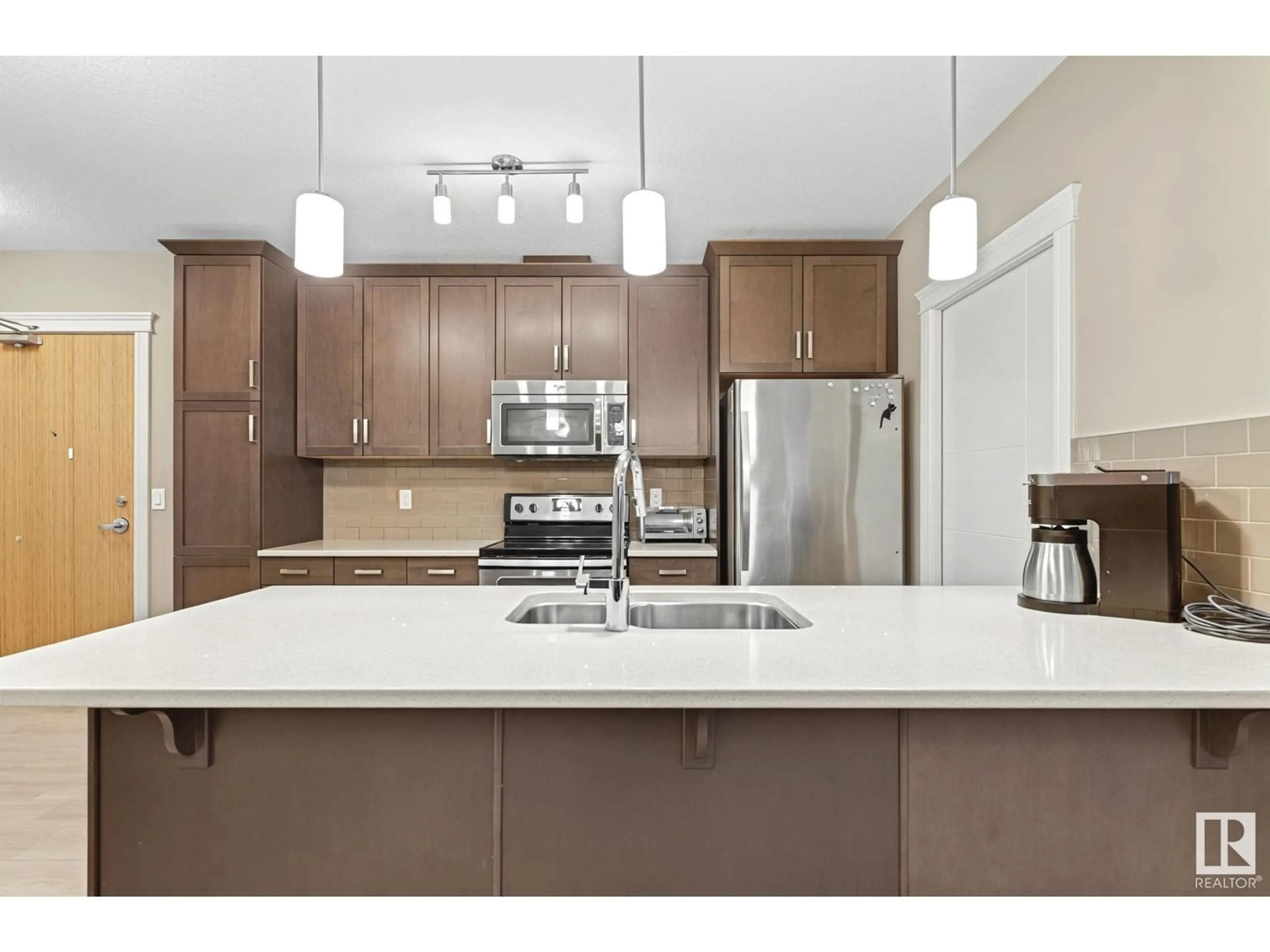 Open concept kitchen, unknown for #410 7508 GETTY GATE GA NW, Edmonton Alberta T5T7E6