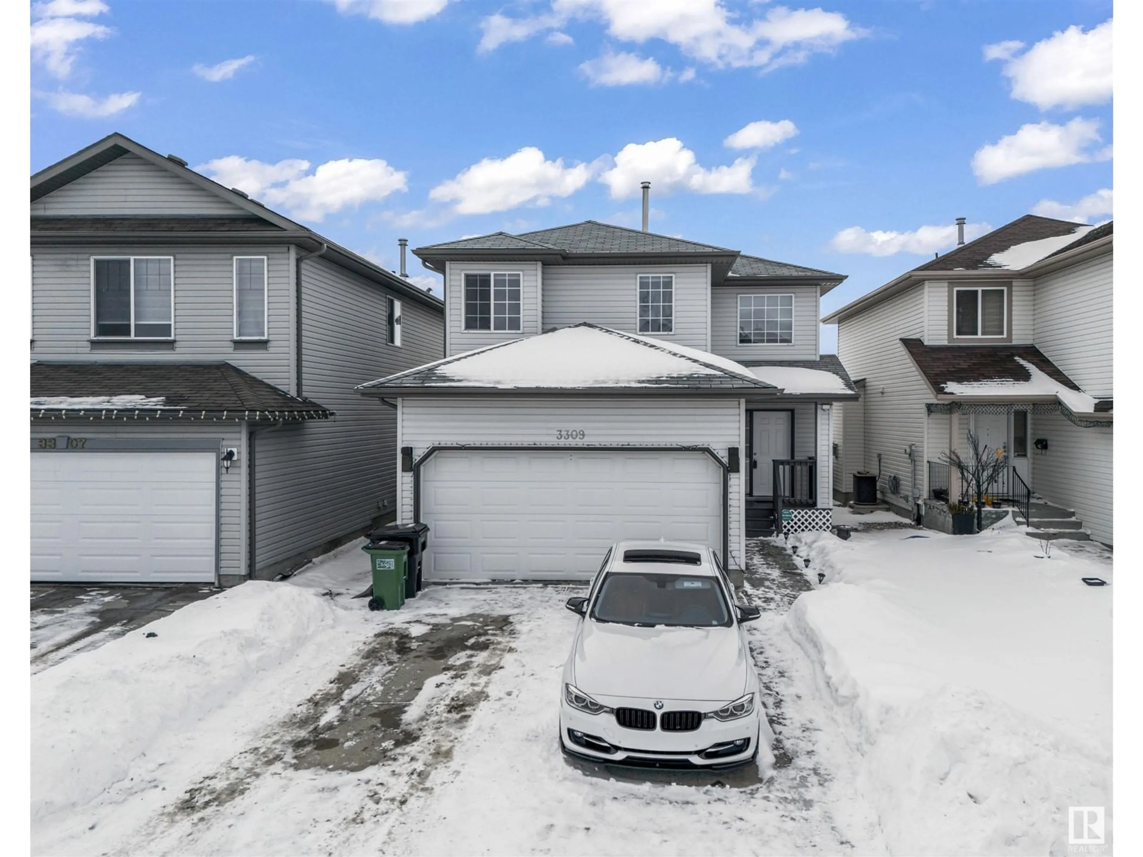 A pic from outside/outdoor area/front of a property/back of a property/a pic from drone, street for 3309 29 AV NW, Edmonton Alberta T6T1V5