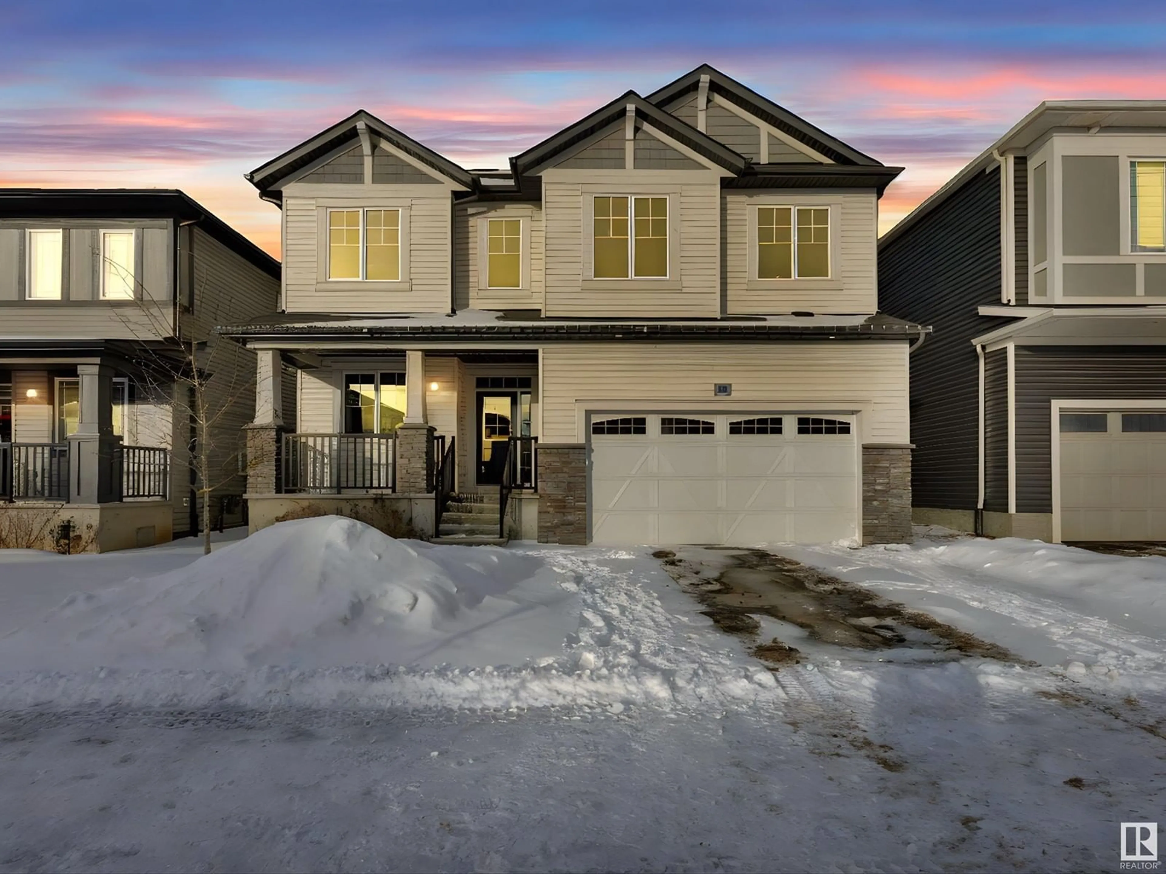 Home with brick exterior material, street for 964 STILLWATER BV NW, Edmonton Alberta T6M1M7