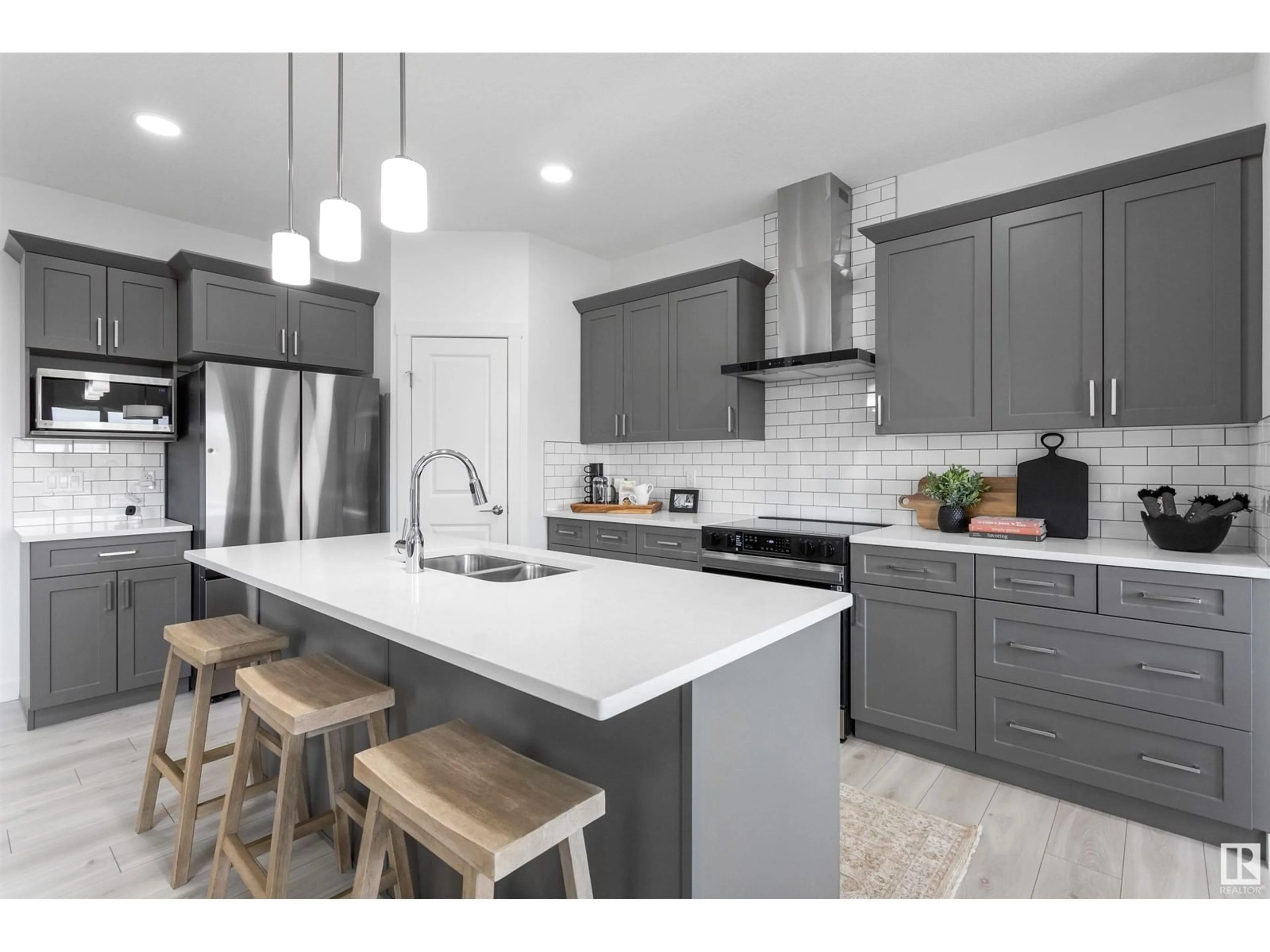 Open concept kitchen, unknown for 21303 36 AV NW, Edmonton Alberta T6M3C2