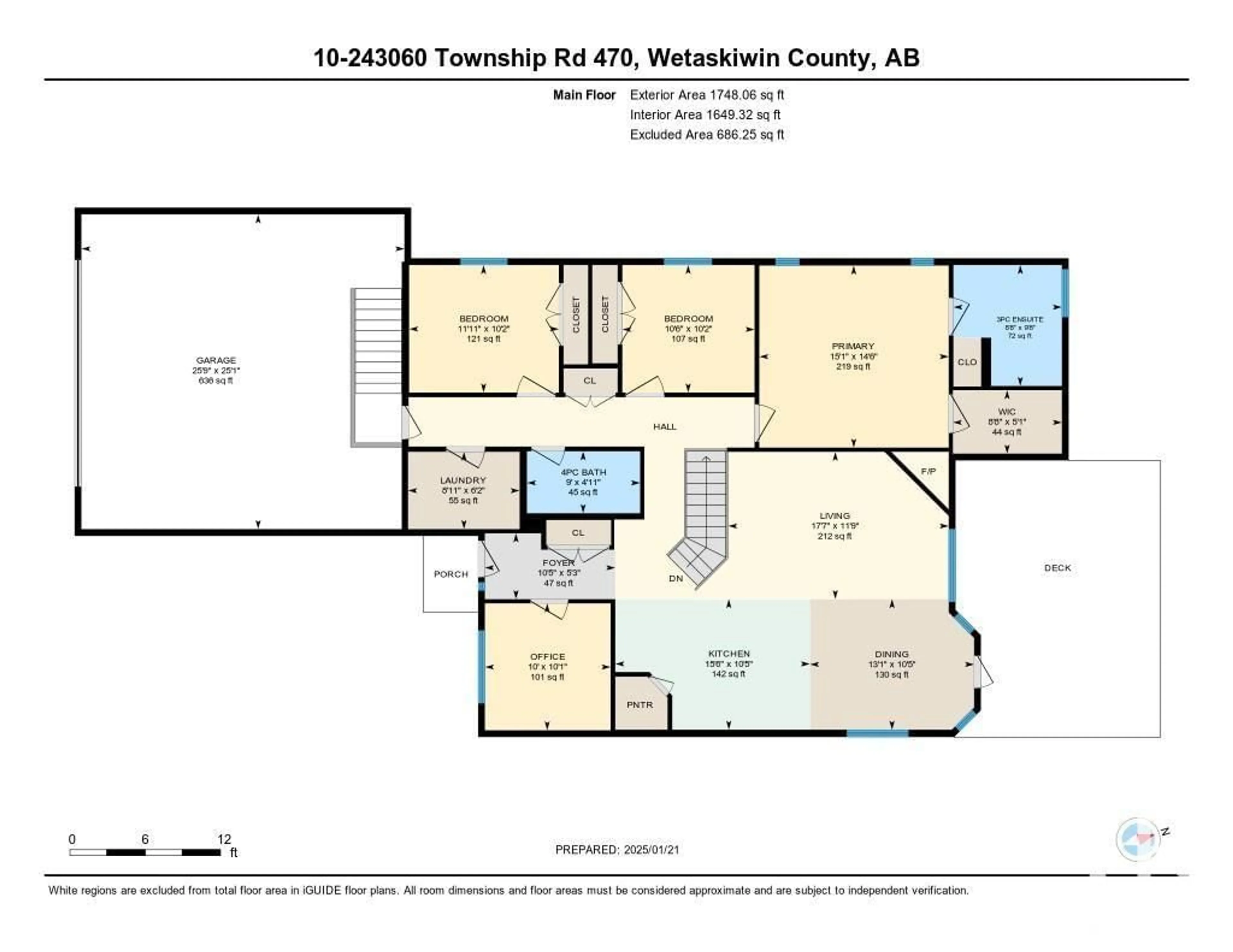 Floor plan for 10 243060 Twp 470, Rural Wetaskiwin County Alberta T9A1W8