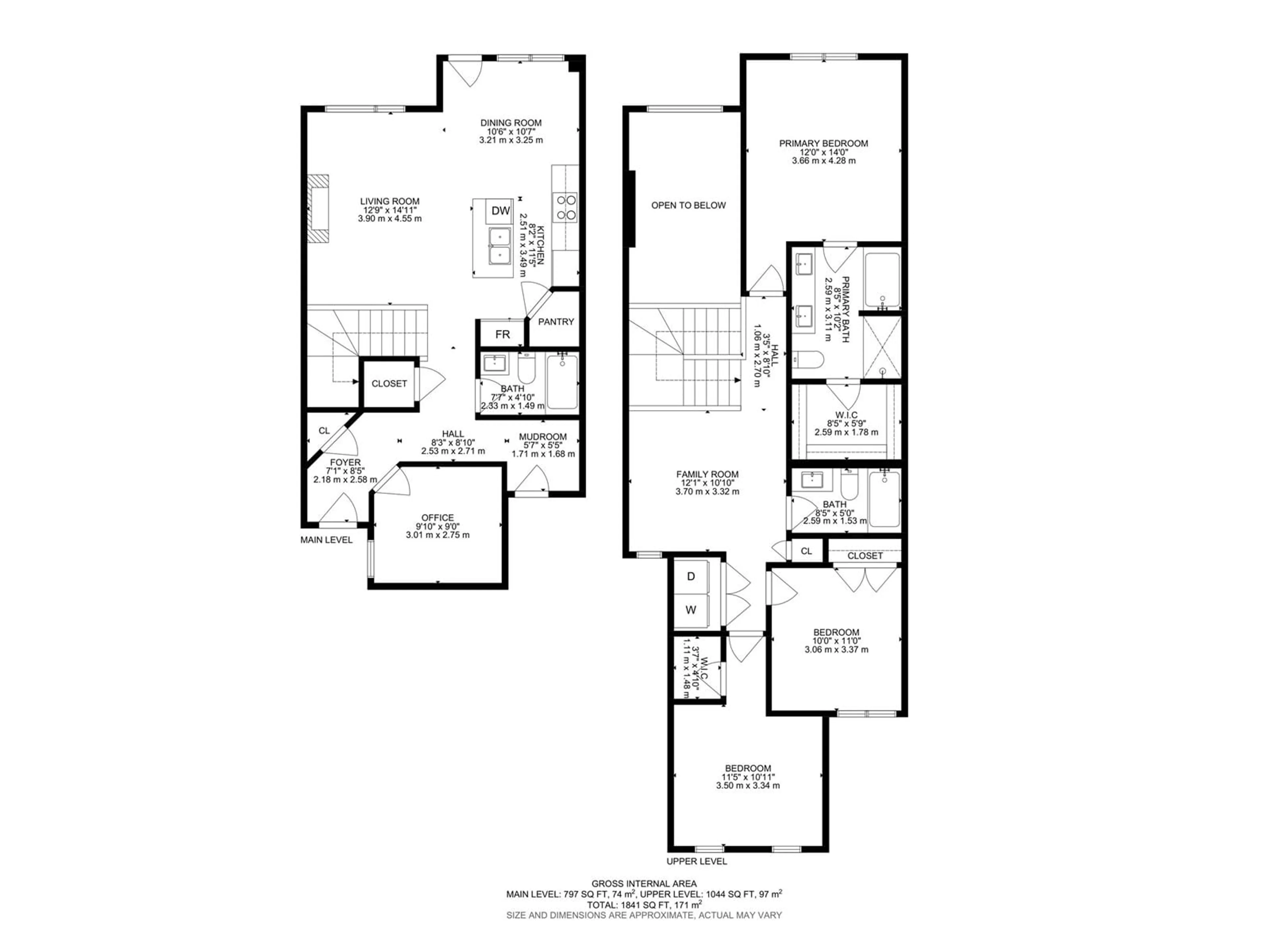 Floor plan for 20755 24 AV NW, Edmonton Alberta T6M2J7