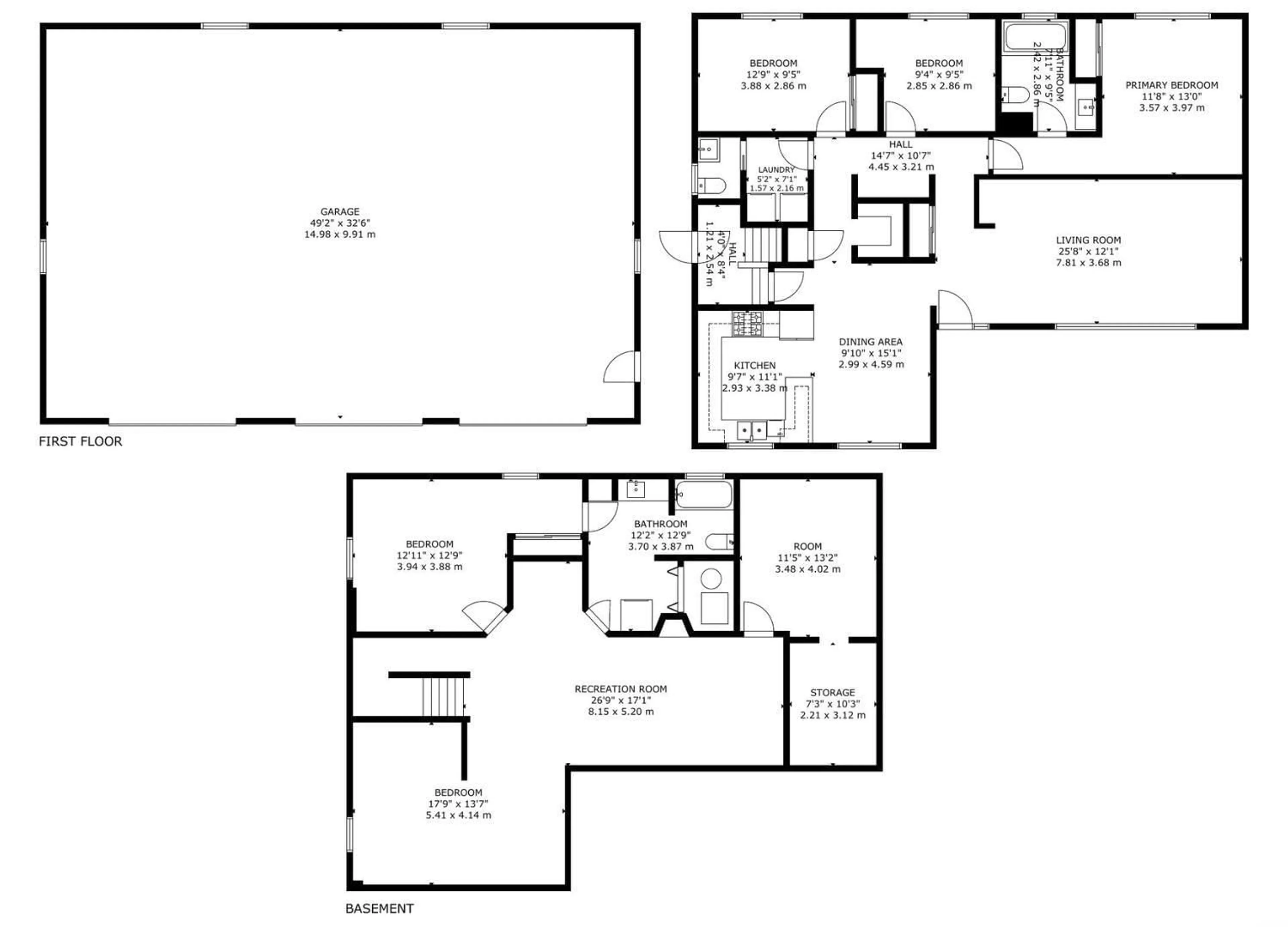 Floor plan for 53508 Range Road 92, Rural Yellowhead Alberta T0E2M0