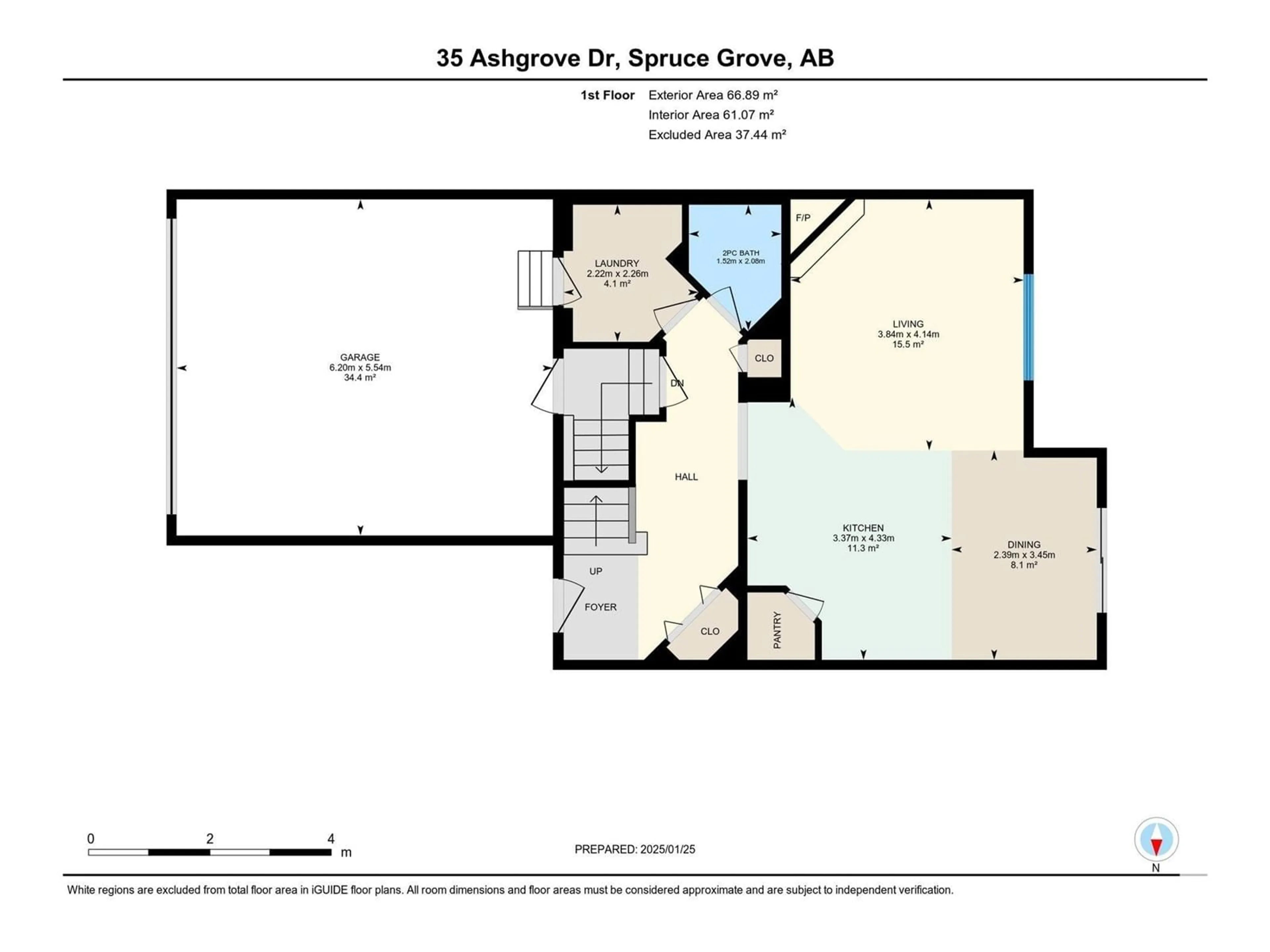 Floor plan for 35 ASHGROVE DR, Spruce Grove Alberta T7X4R5