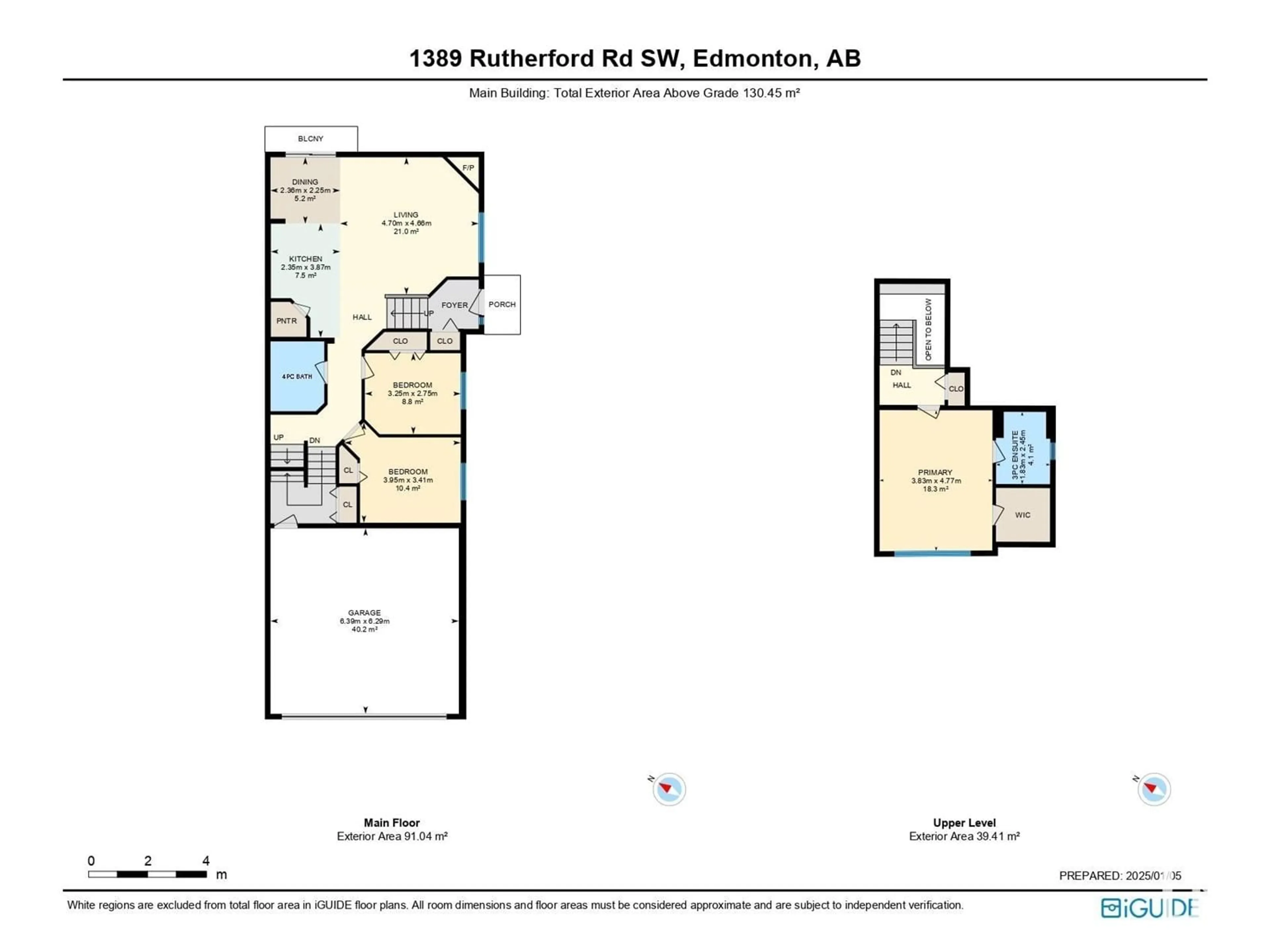 Floor plan for 1389 Rutherford Road SW, Edmonton Alberta T6W1T8