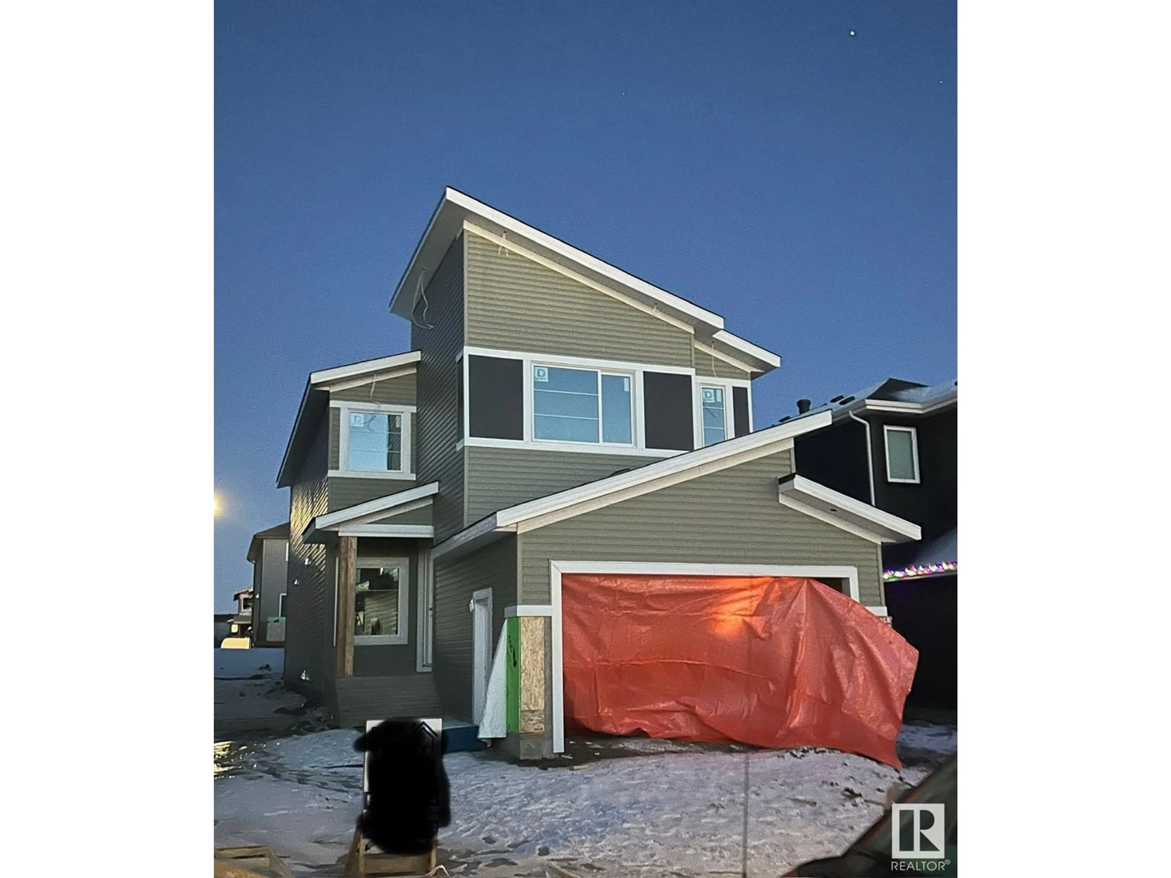 Home with vinyl exterior material, street for 5943 17 ST NE, Rural Leduc County Alberta T4X3C4