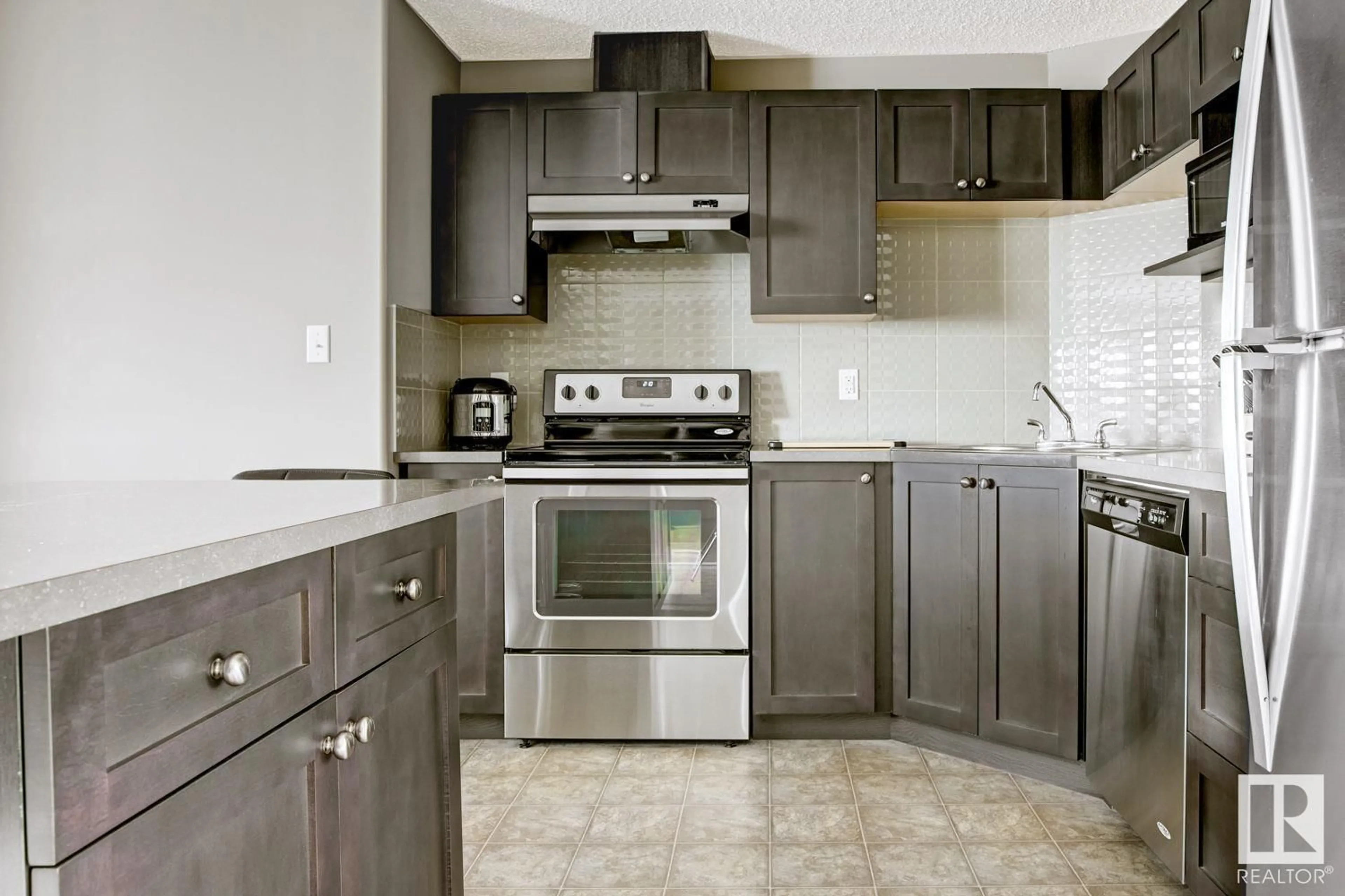 Standard kitchen, unknown for #201 1520 HAMMOND GA NW, Edmonton Alberta T6M0J4