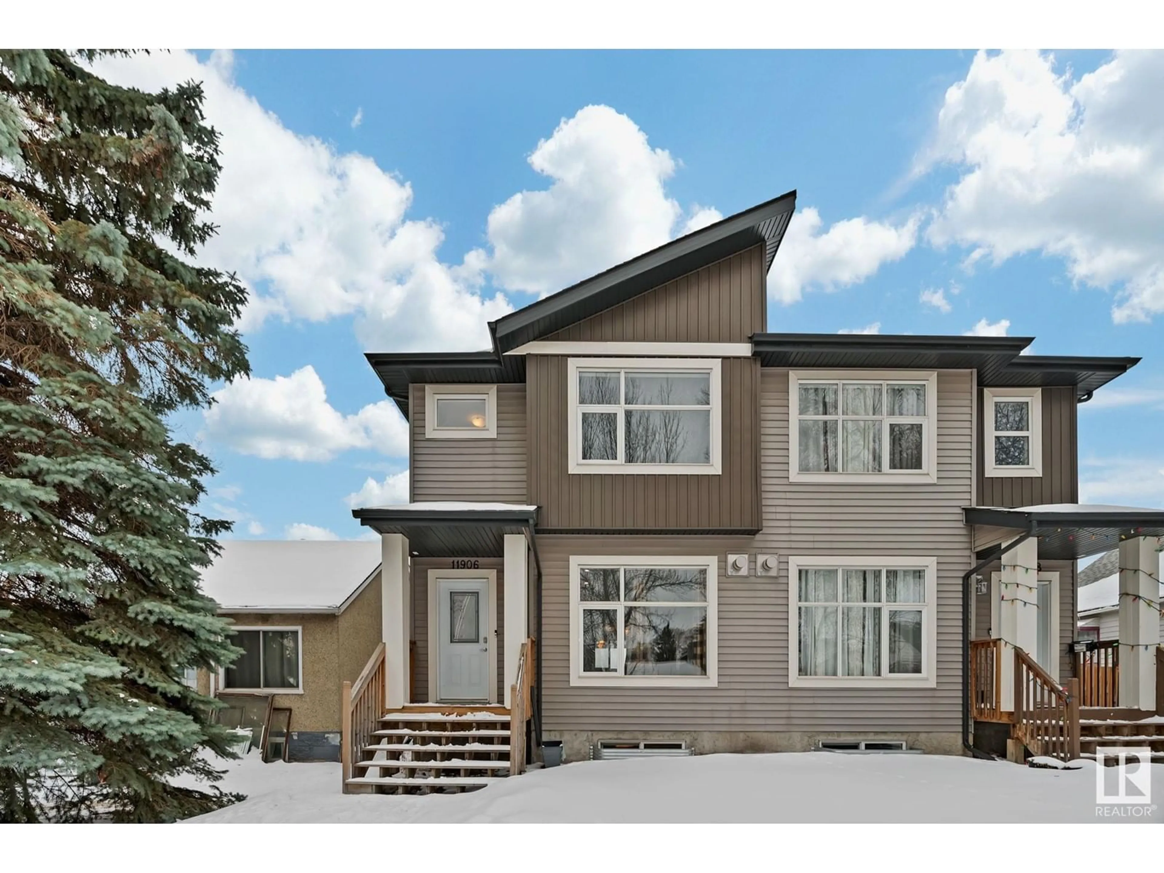 Home with vinyl exterior material, mountain view for 11906 68 ST NW, Edmonton Alberta T5B1P7