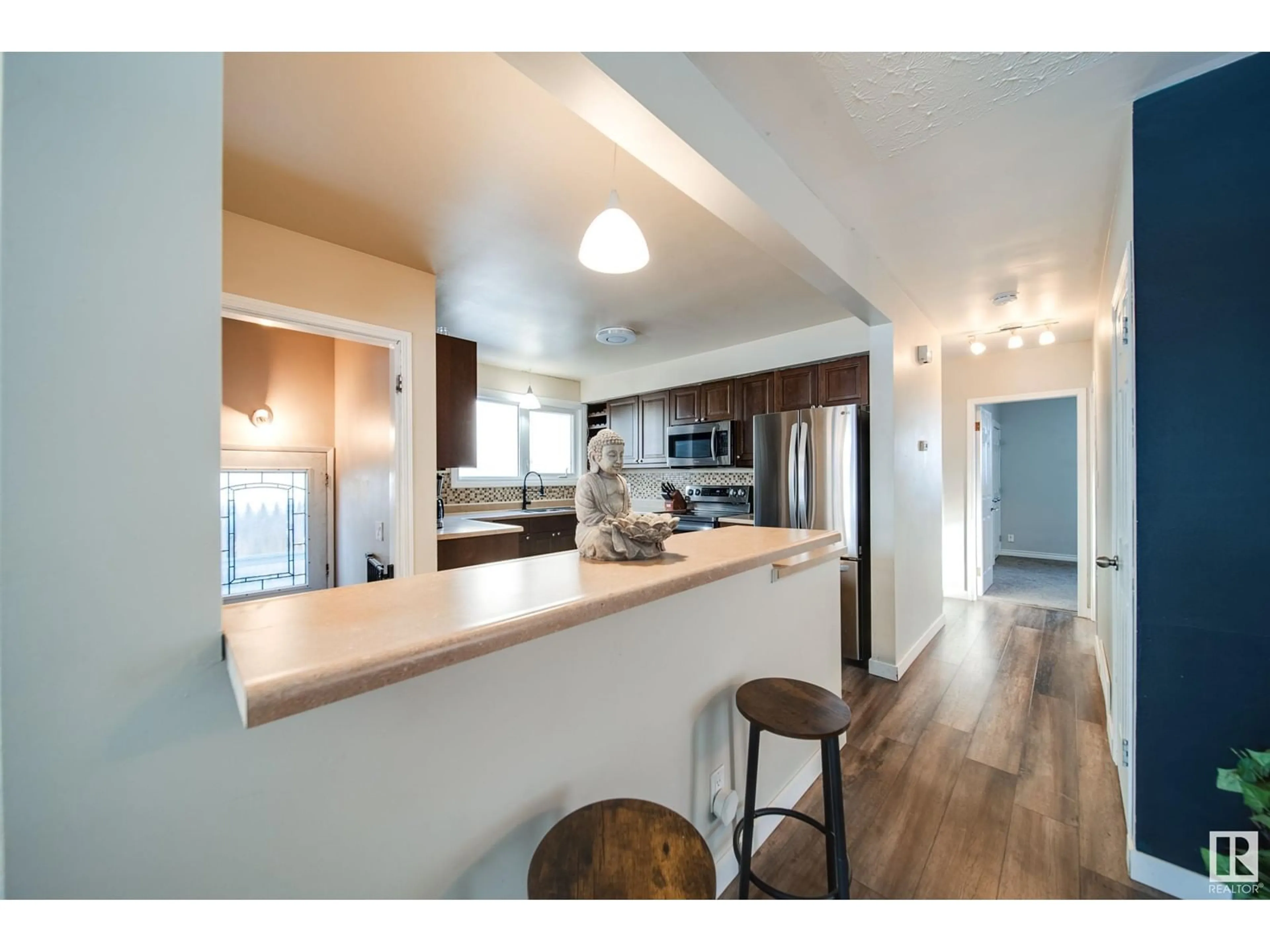 Open concept kitchen, unknown for 13339 131 ST NW, Edmonton Alberta T5L1N8