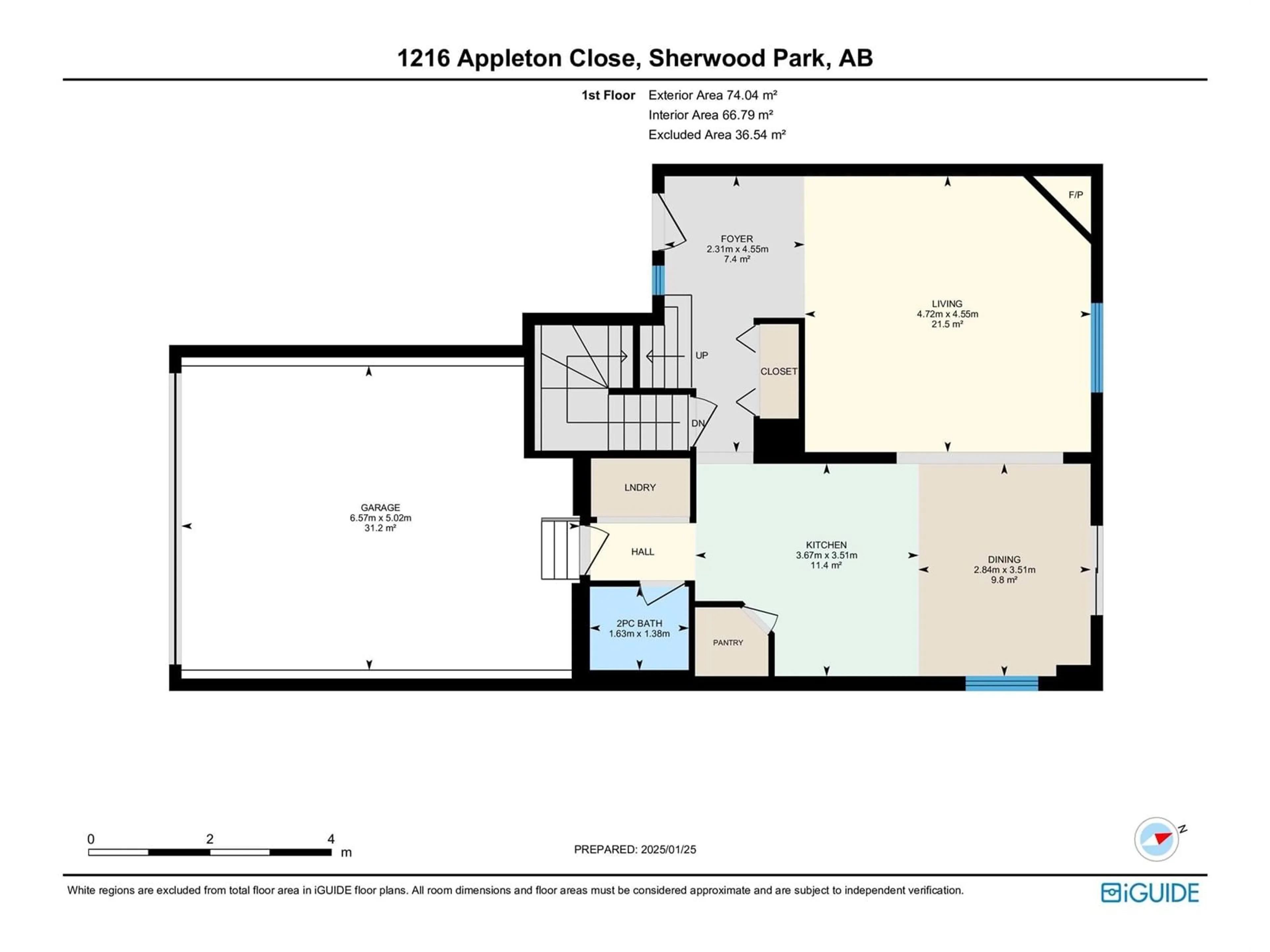 Floor plan for 1216 APPLETON, Sherwood Park Alberta T8H0G5