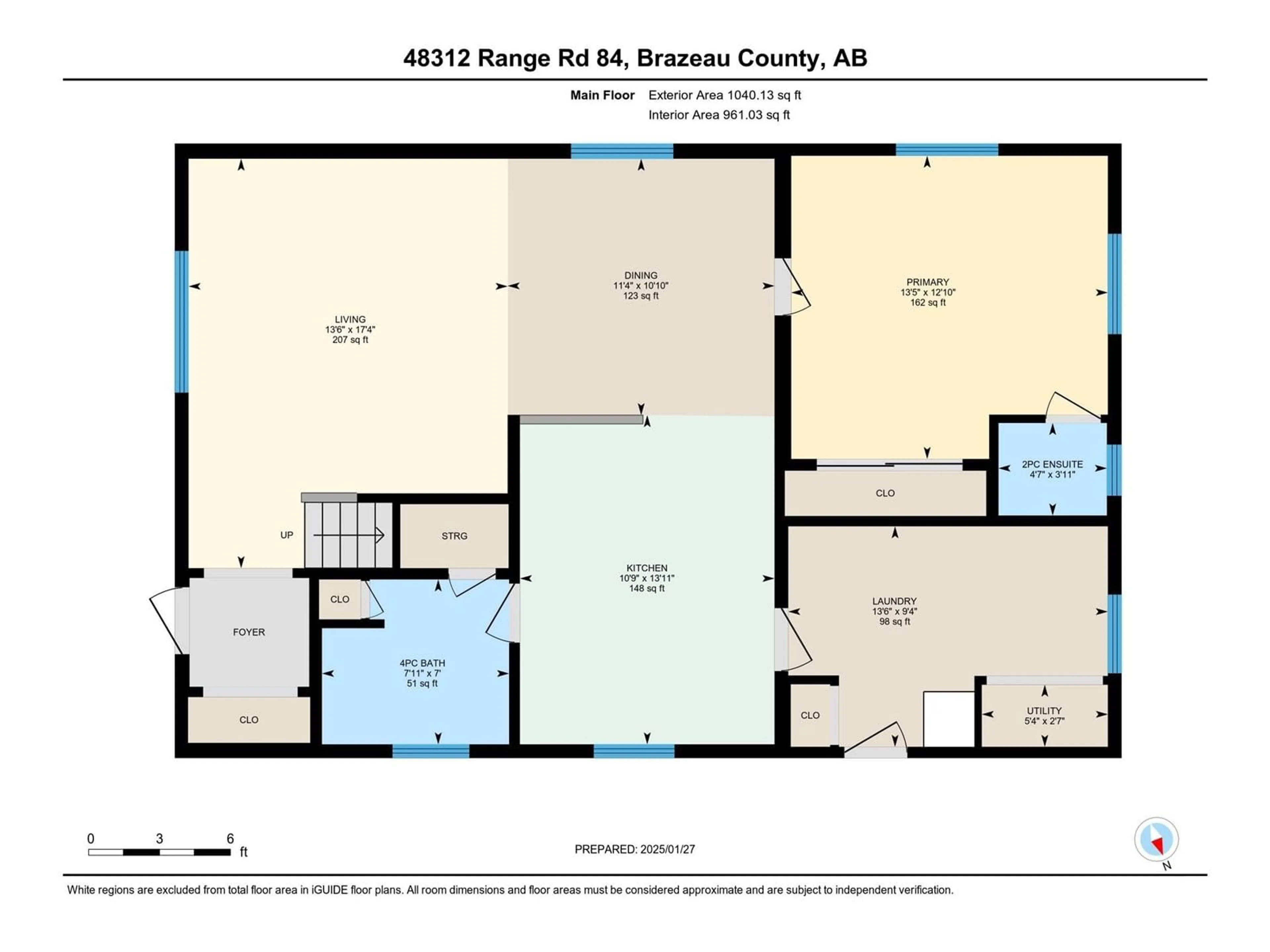 Floor plan for 48312 RGE ROAD 84, Rural Brazeau County Alberta T7A2A1