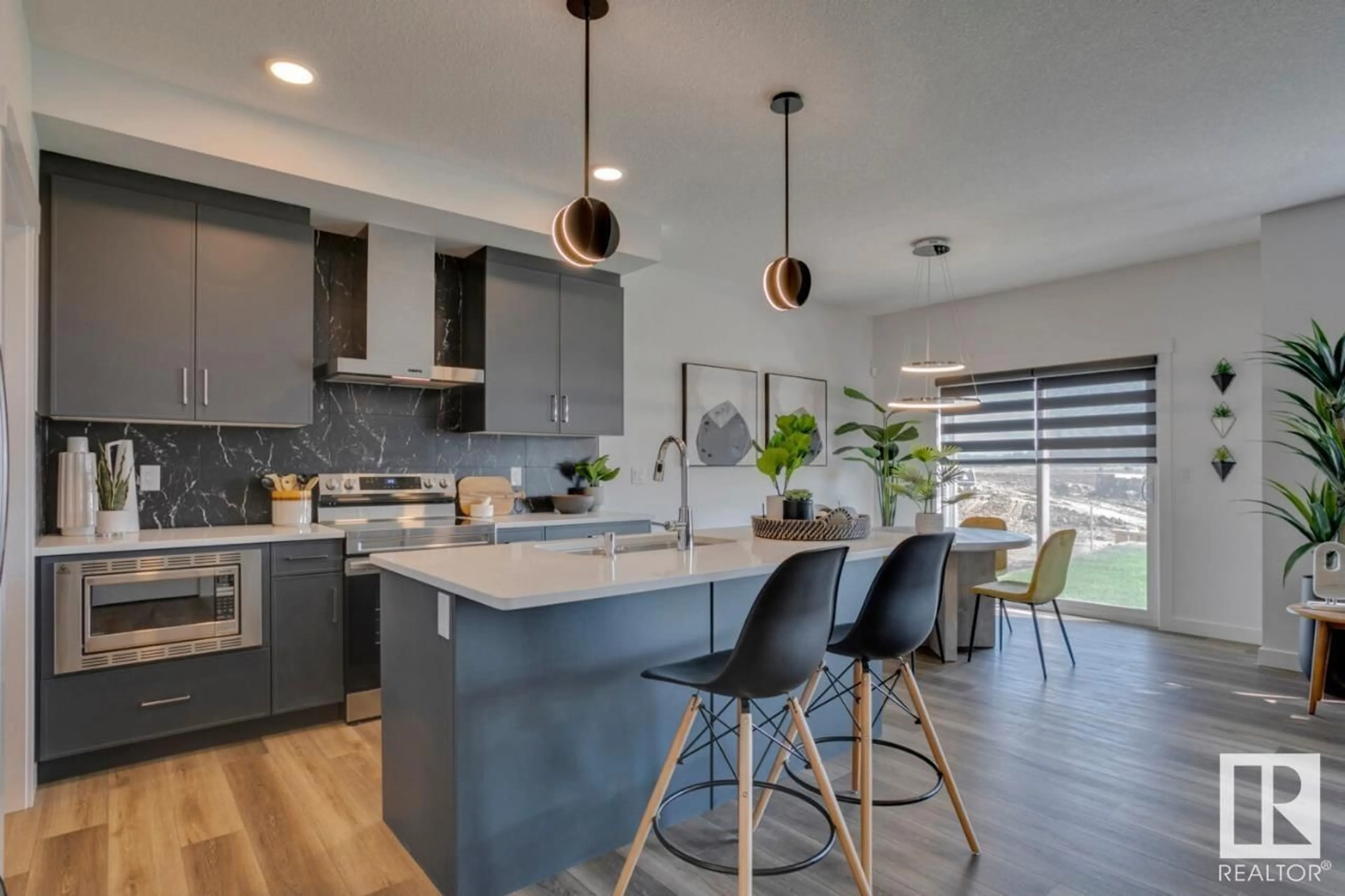 Open concept kitchen, unknown for NW - 2819 191 ST, Edmonton Alberta T6M3A8