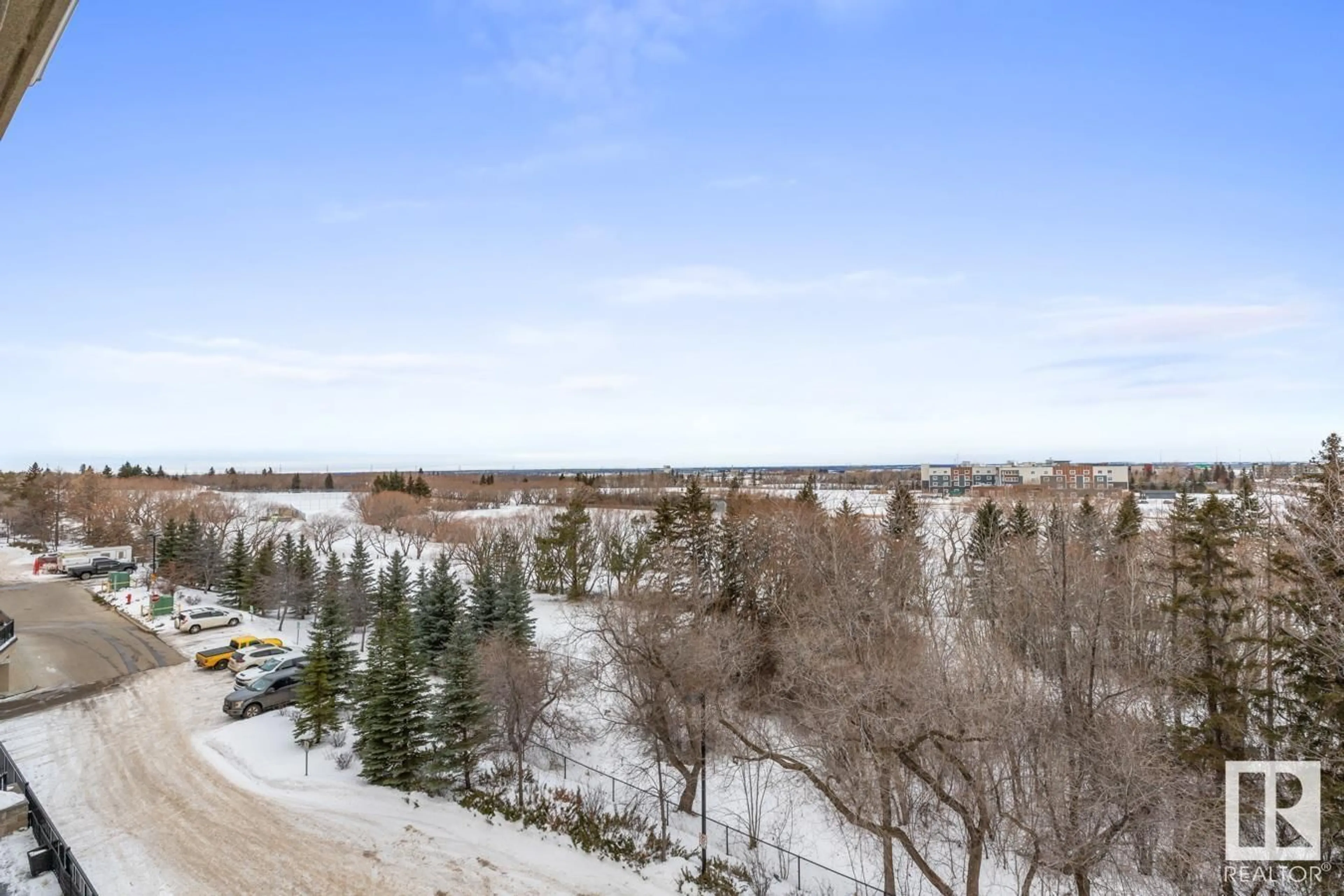 A pic from outside/outdoor area/front of a property/back of a property/a pic from drone, water/lake/river/ocean view for #401 501 PALISADES WY, Sherwood Park Alberta T8H0H8