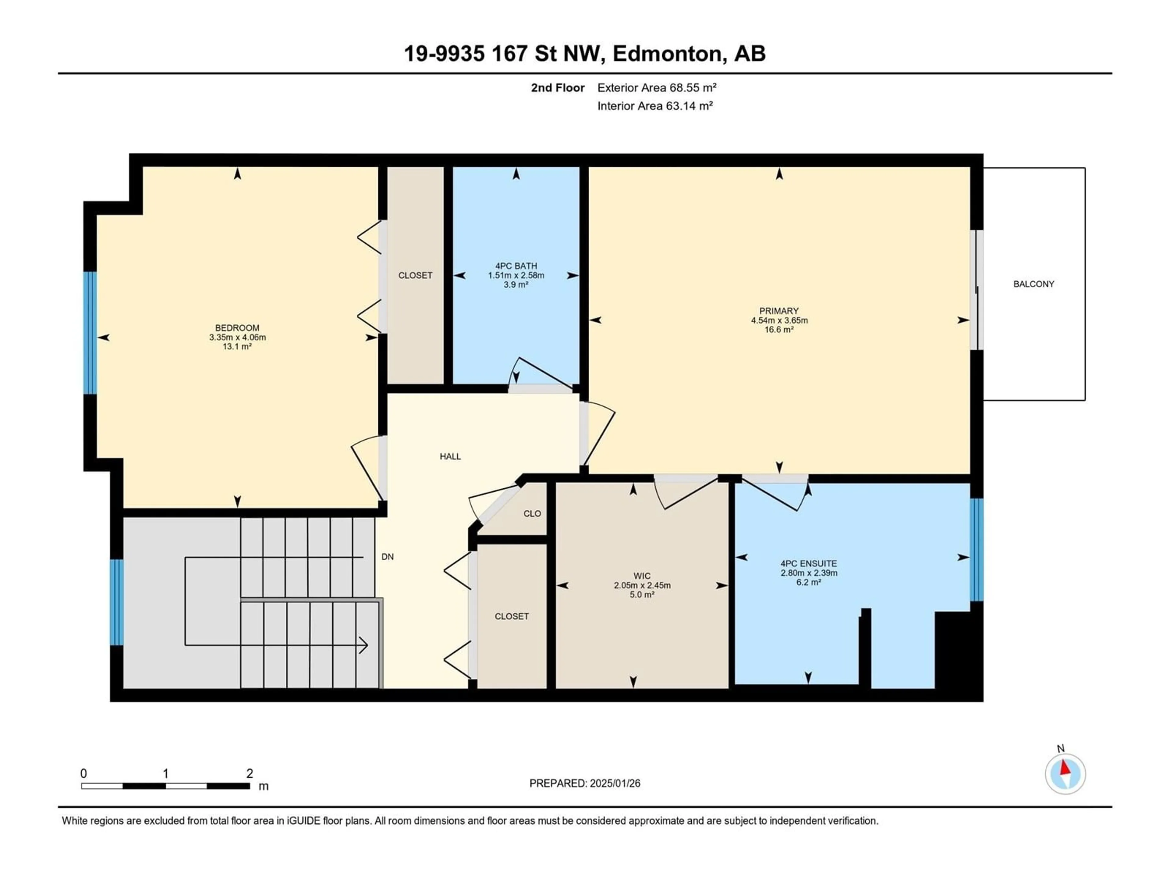 Floor plan for #19 9935 167 ST NW, Edmonton Alberta T5P2A7