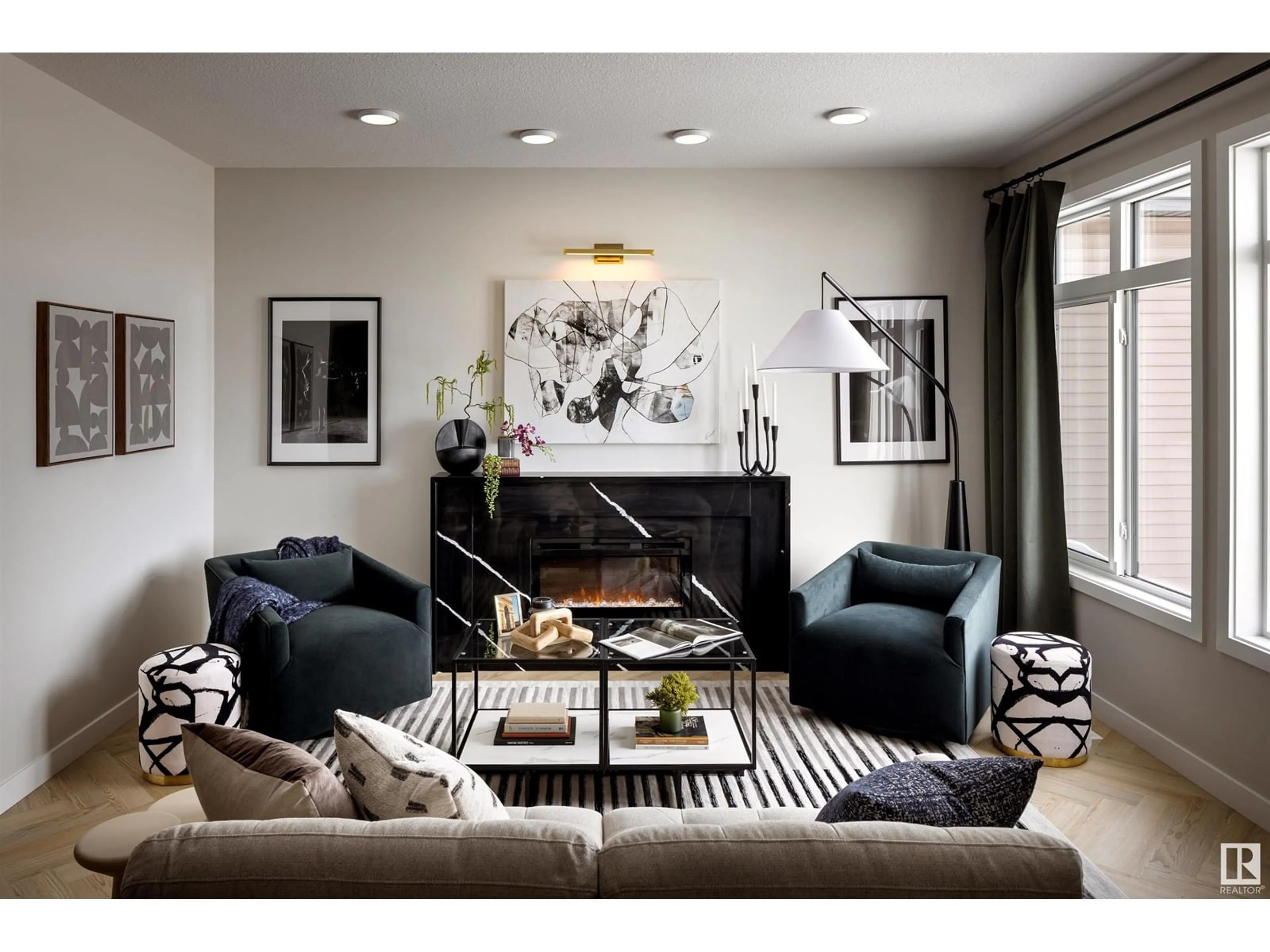 Living room with furniture, unknown for 6 Cobblestone GA, Spruce Grove Alberta X0X0X0