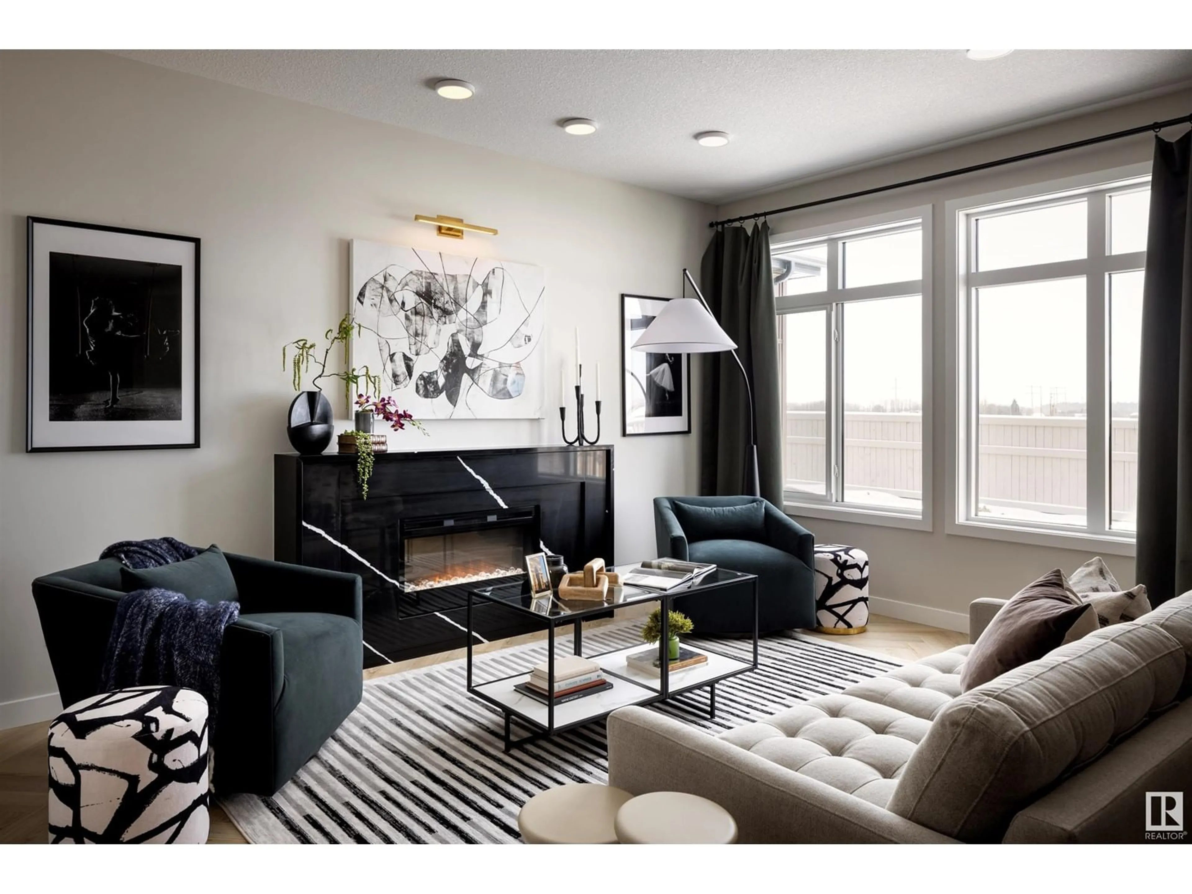 Living room with furniture, unknown for 6 Cobblestone GA, Spruce Grove Alberta X0X0X0