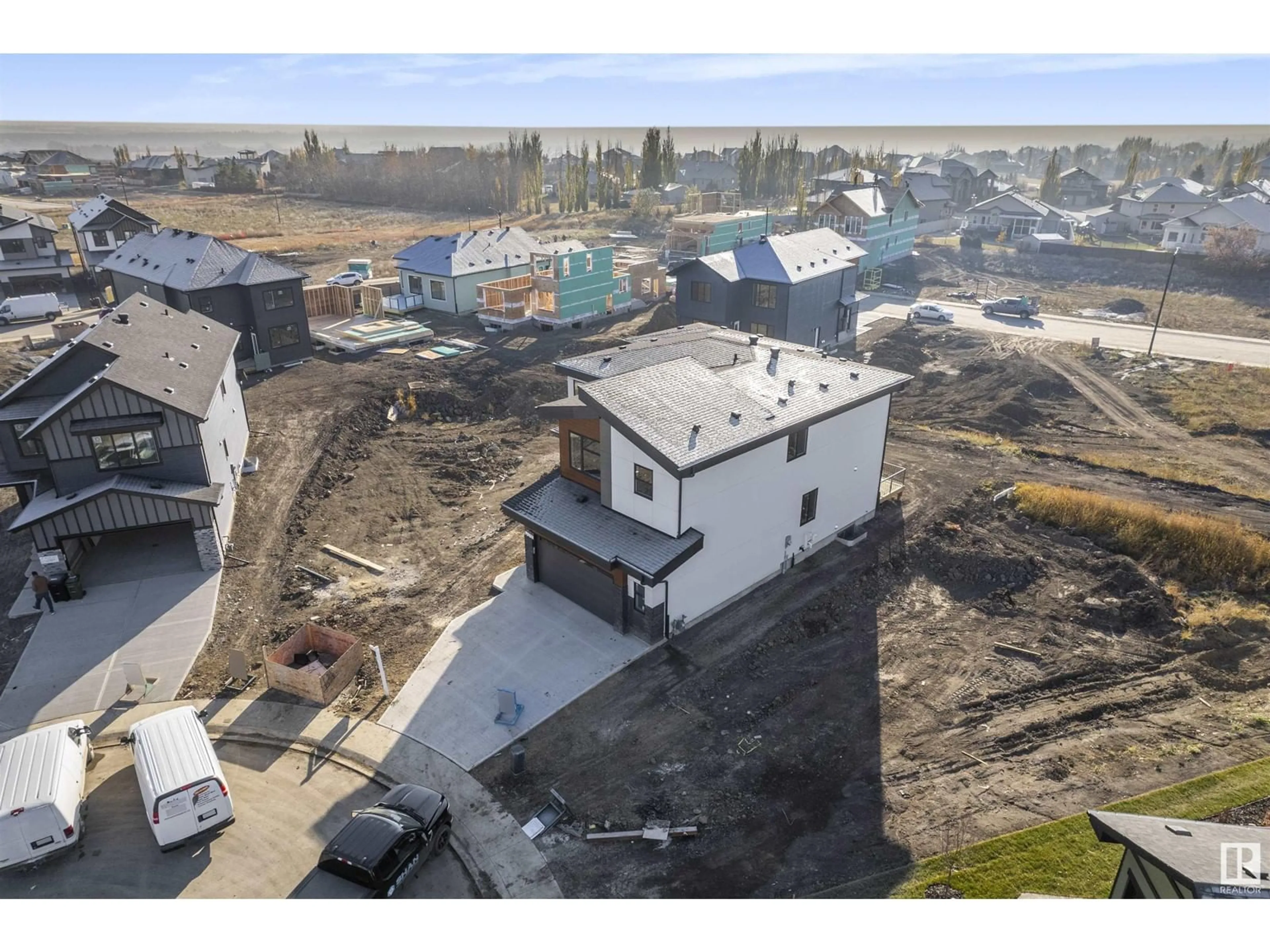 A pic from outside/outdoor area/front of a property/back of a property/a pic from drone, building for 235 166 AV NE, Edmonton Alberta T5Y4J2