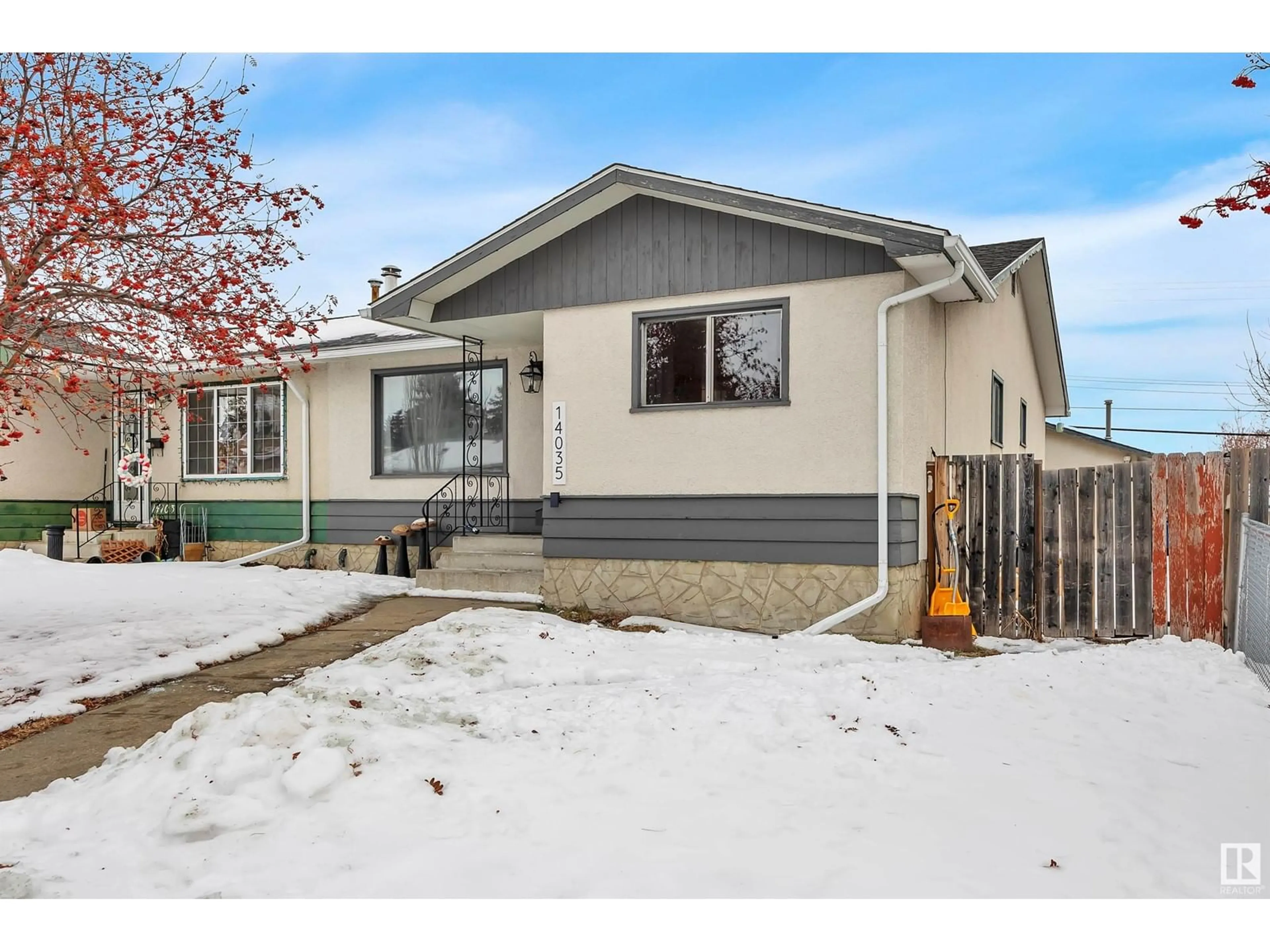 Home with vinyl exterior material, street for 14035 63 ST NW, Edmonton Alberta T5A1R6