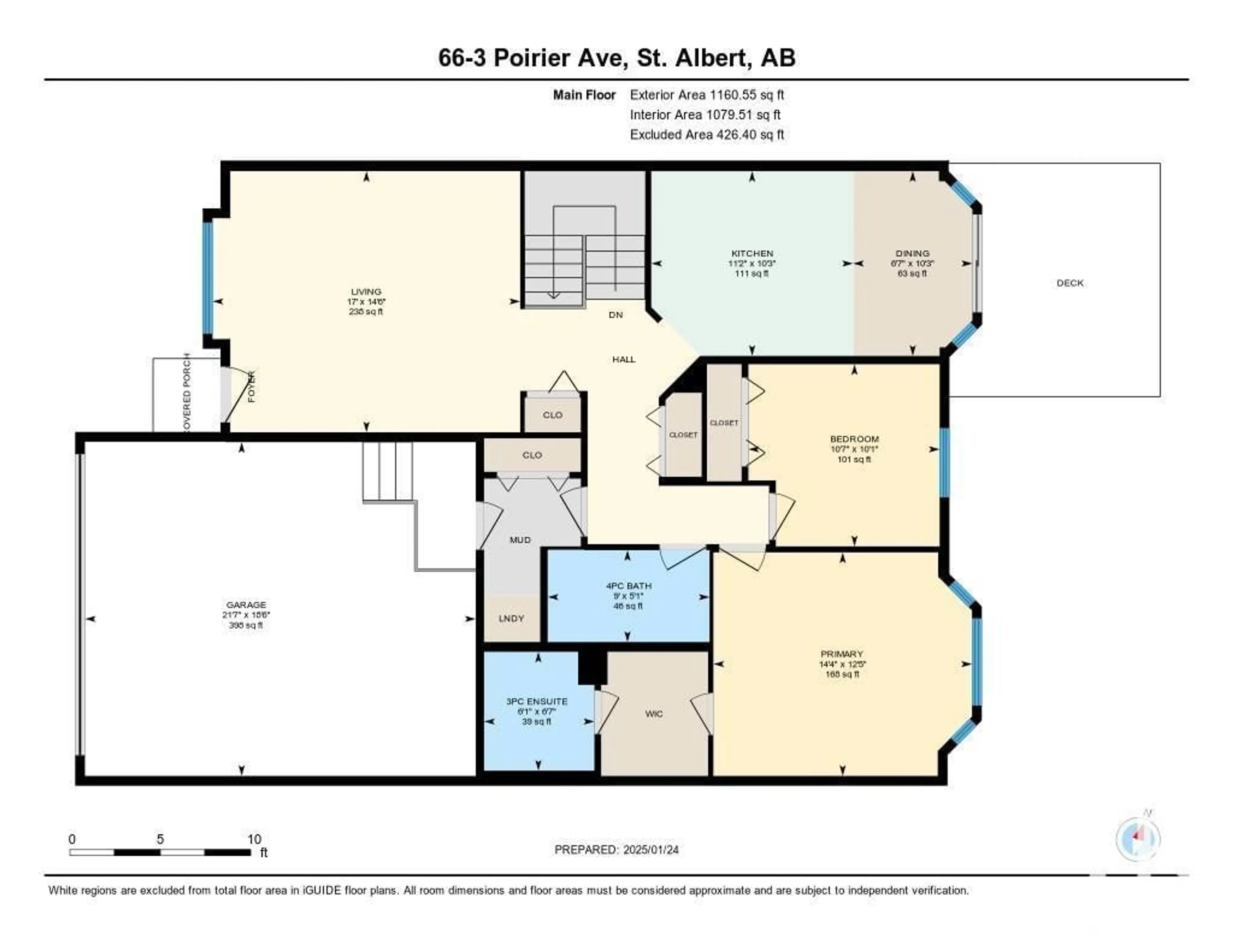 Floor plan for #66 3 POIRIER AV, St. Albert Alberta T8N6M6