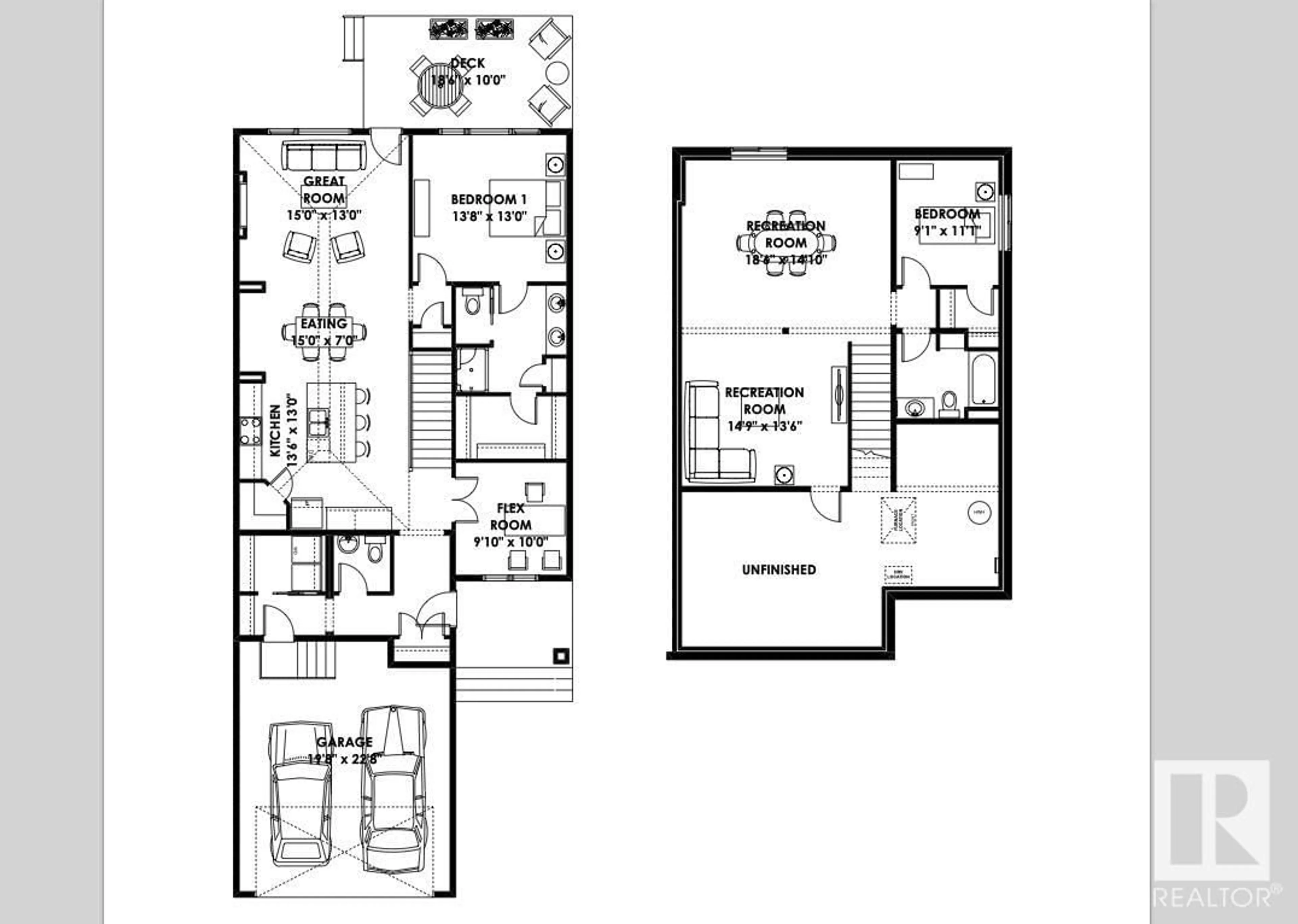 Floor plan for 69 Rhea CR, St. Albert Alberta T8N7Z2