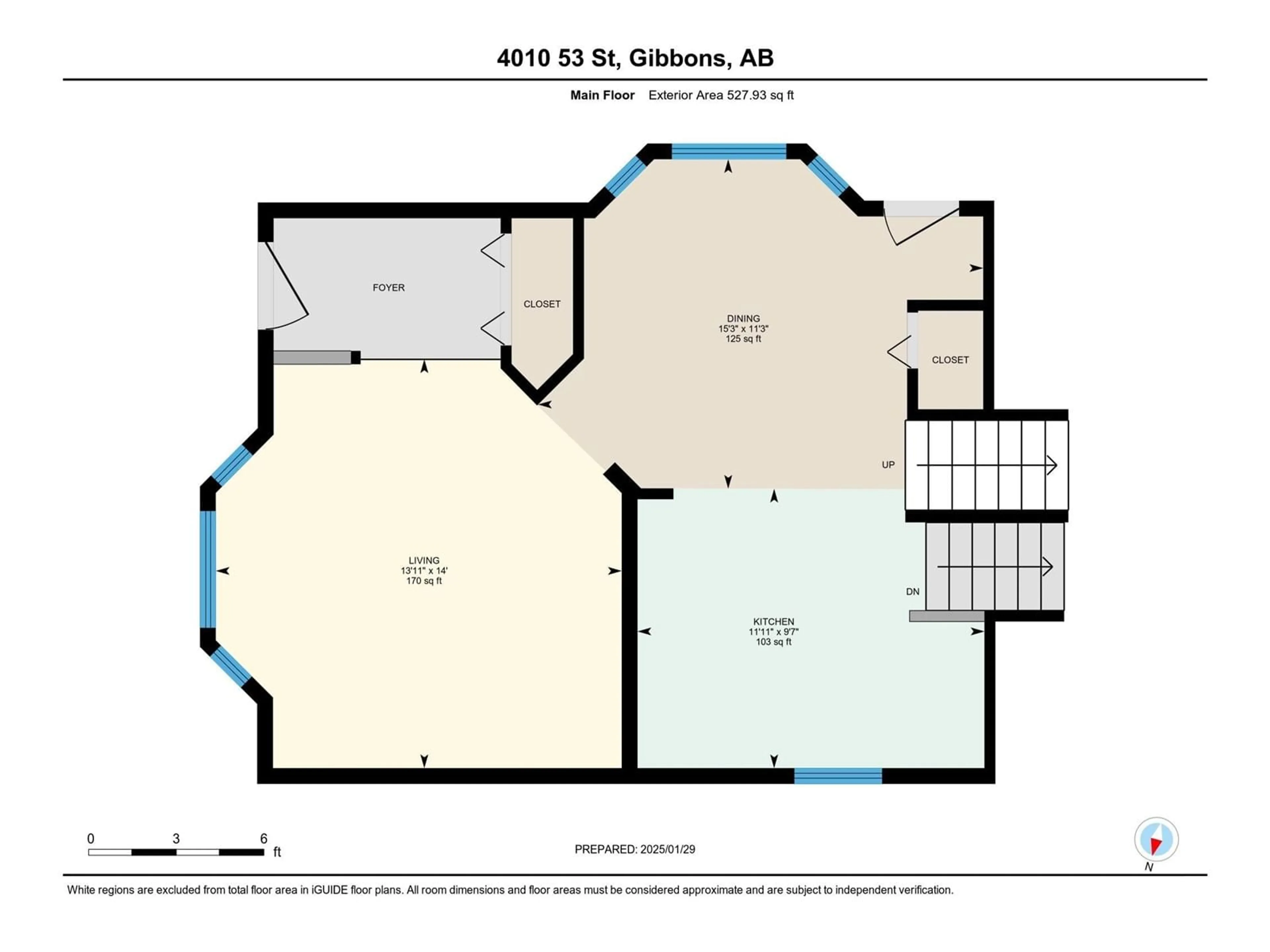 Floor plan for 4010 53 ST, Gibbons Alberta T0A1N0