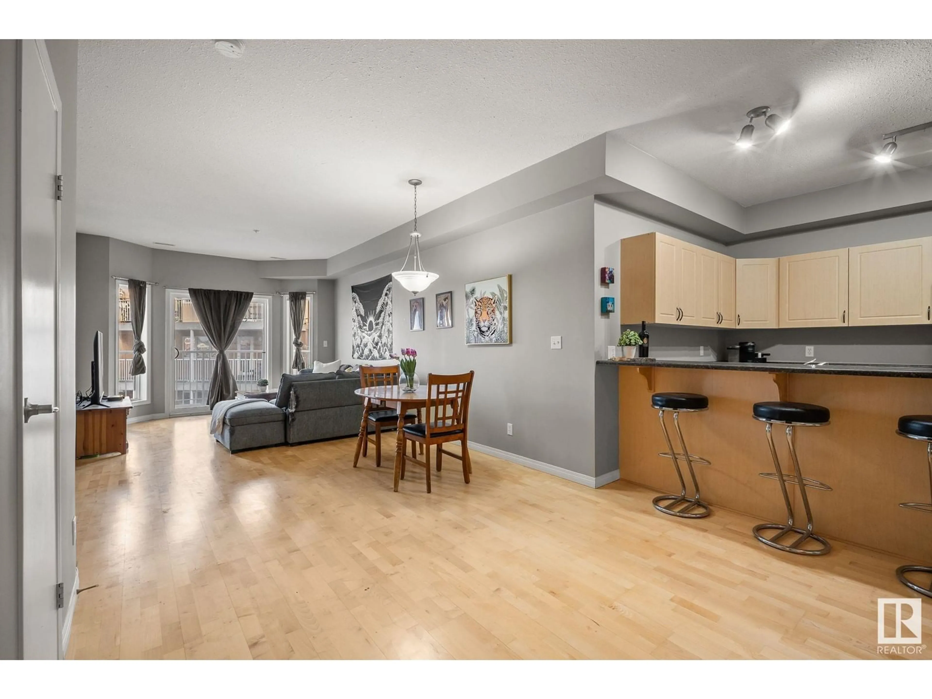 Open concept kitchen, unknown for #323 4304 139 AV NW, Edmonton Alberta T5Y0H6