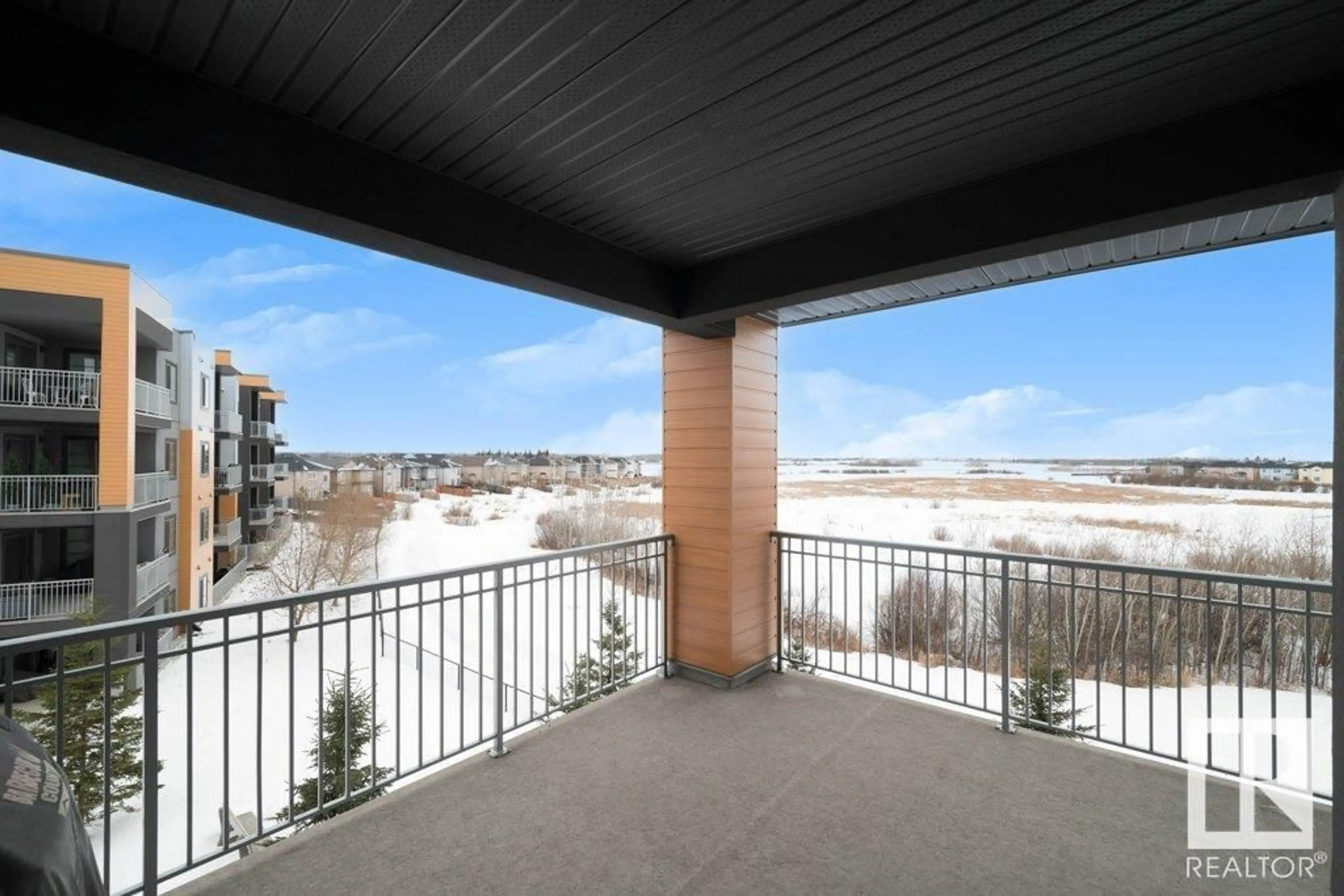 Patio, water/lake/river/ocean view for #336 503 ALBANY WY NW, Edmonton Alberta T6V0M5