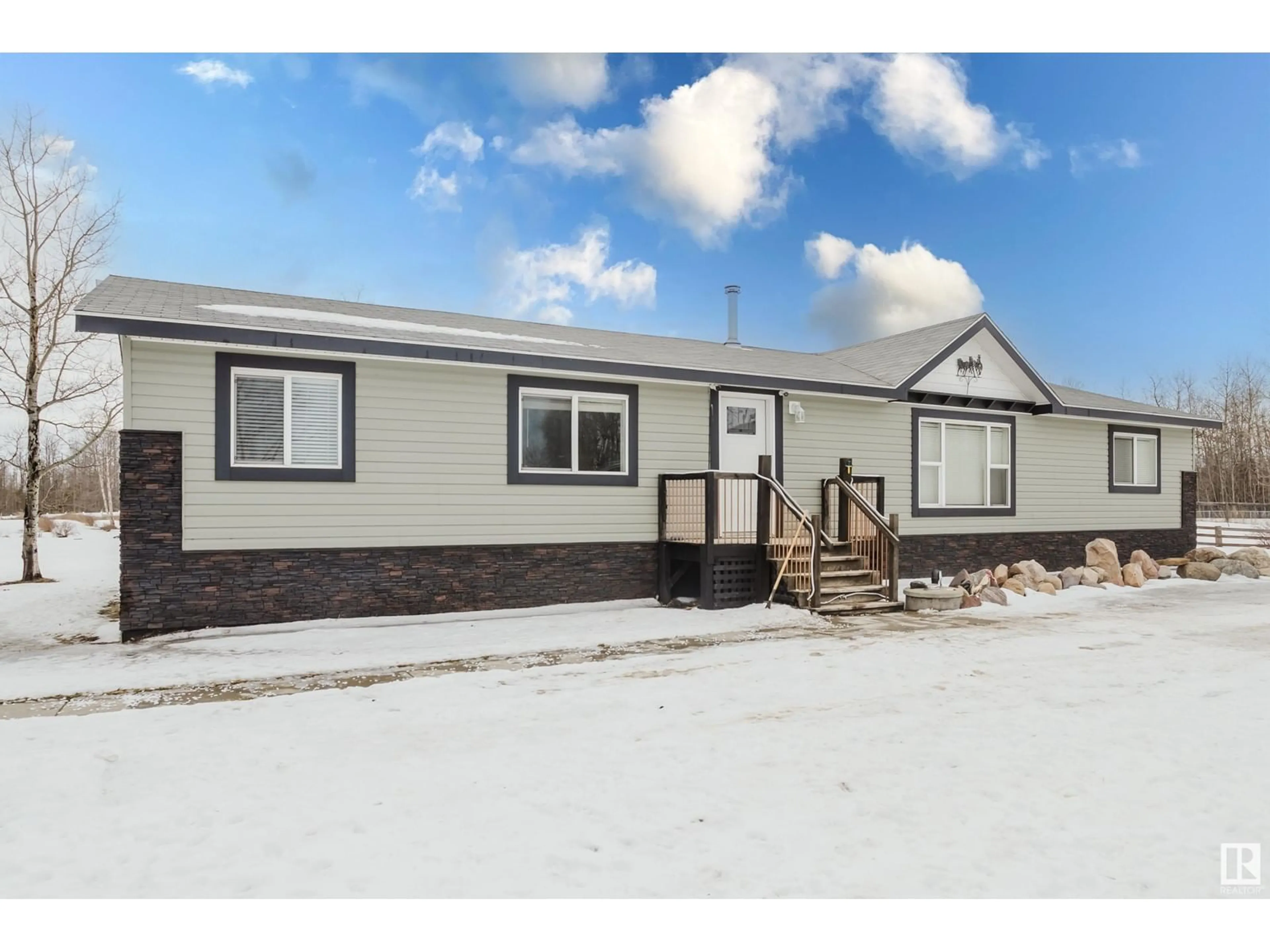 Home with vinyl exterior material, building for #11 2306 TWP ROAD 540, Rural Lac Ste. Anne County Alberta T0E1V0