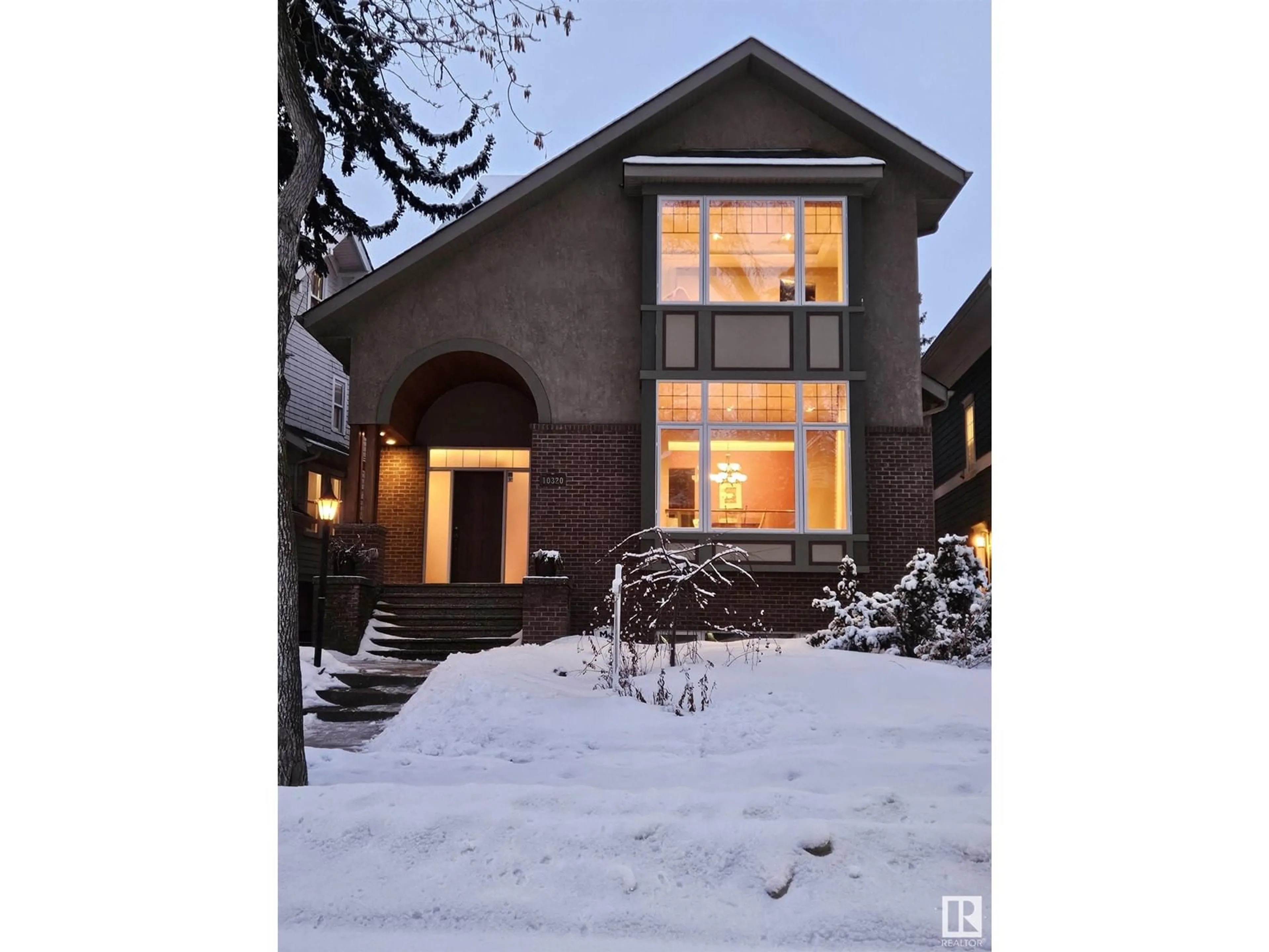 Home with brick exterior material, street for 10320 VILLA AV NW, Edmonton Alberta T5N3T9