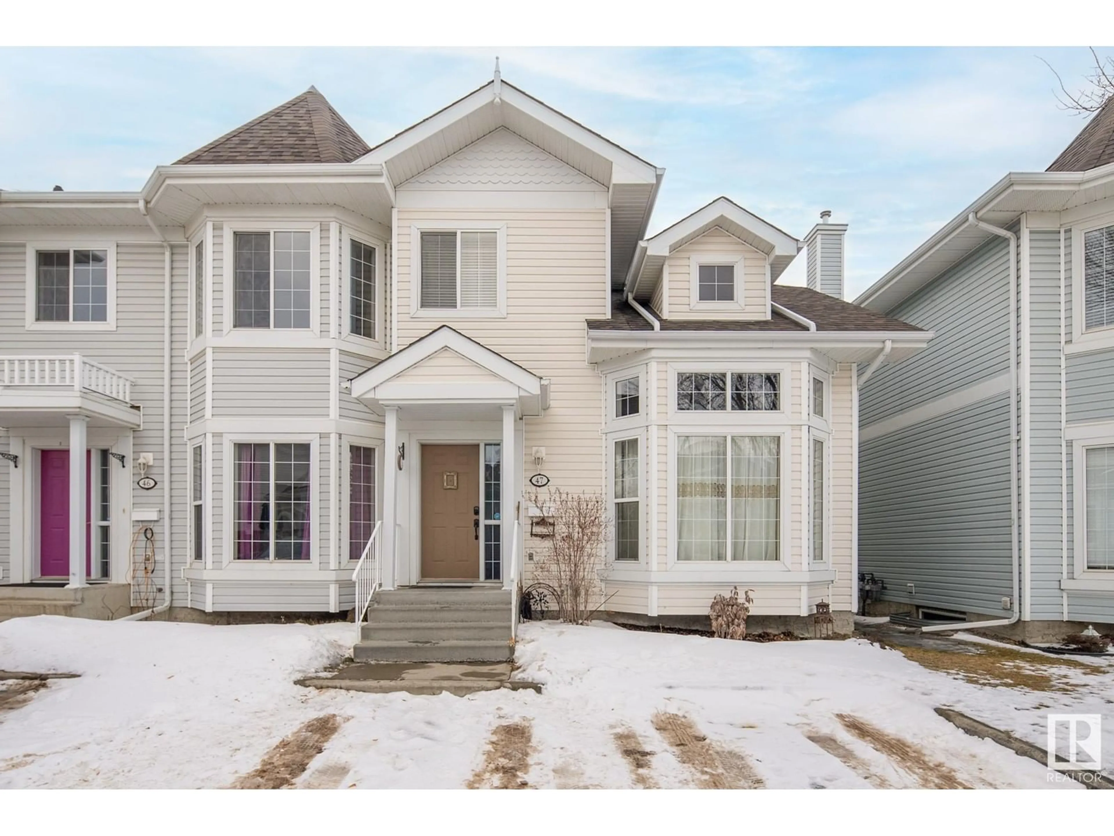 Home with brick exterior material, street for #47 1780 GLASTONBURY BV NW, Edmonton Alberta T5T6P9