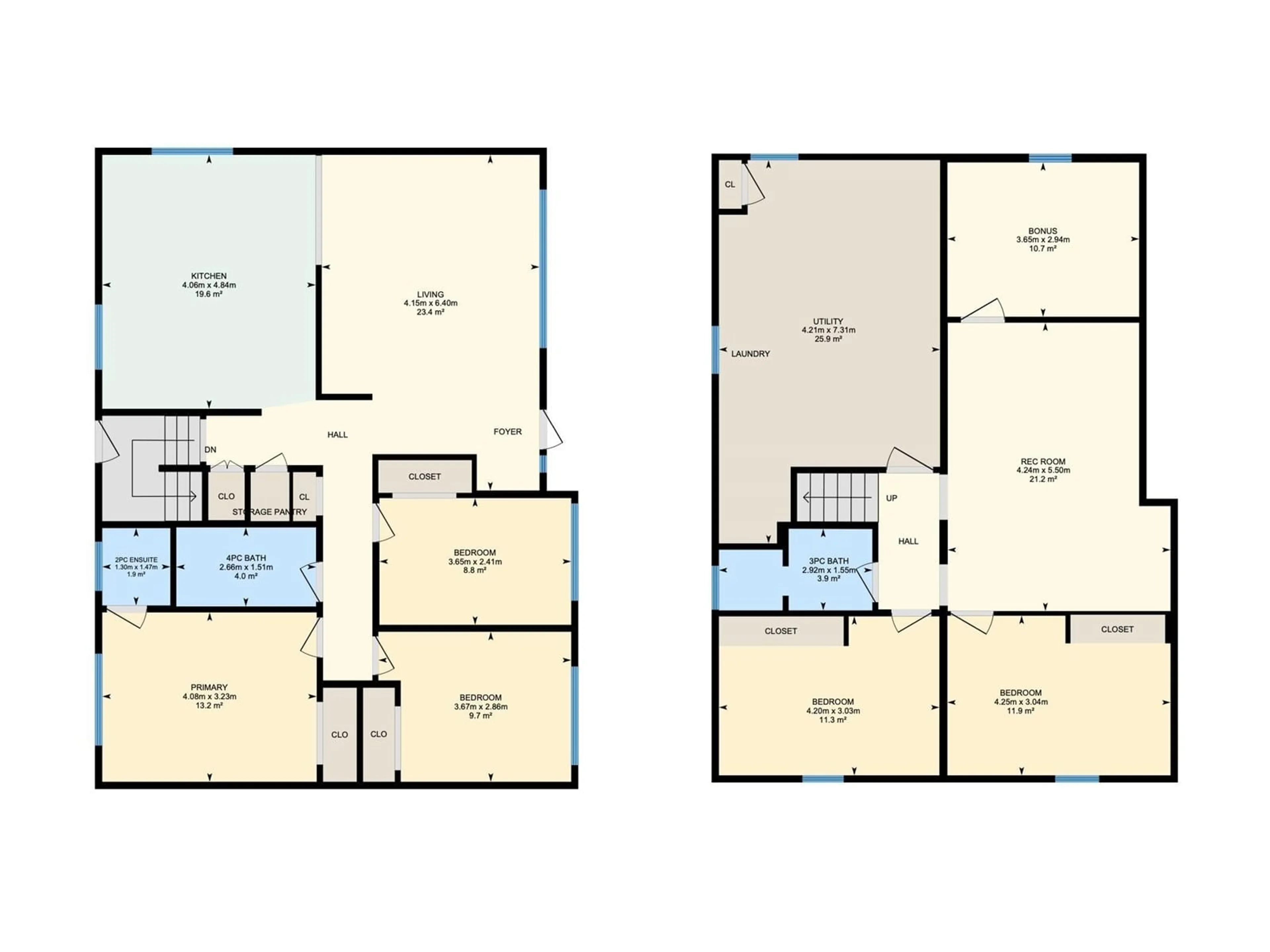 Floor plan for 8103 132 AV NW, Edmonton Alberta T5C2B3