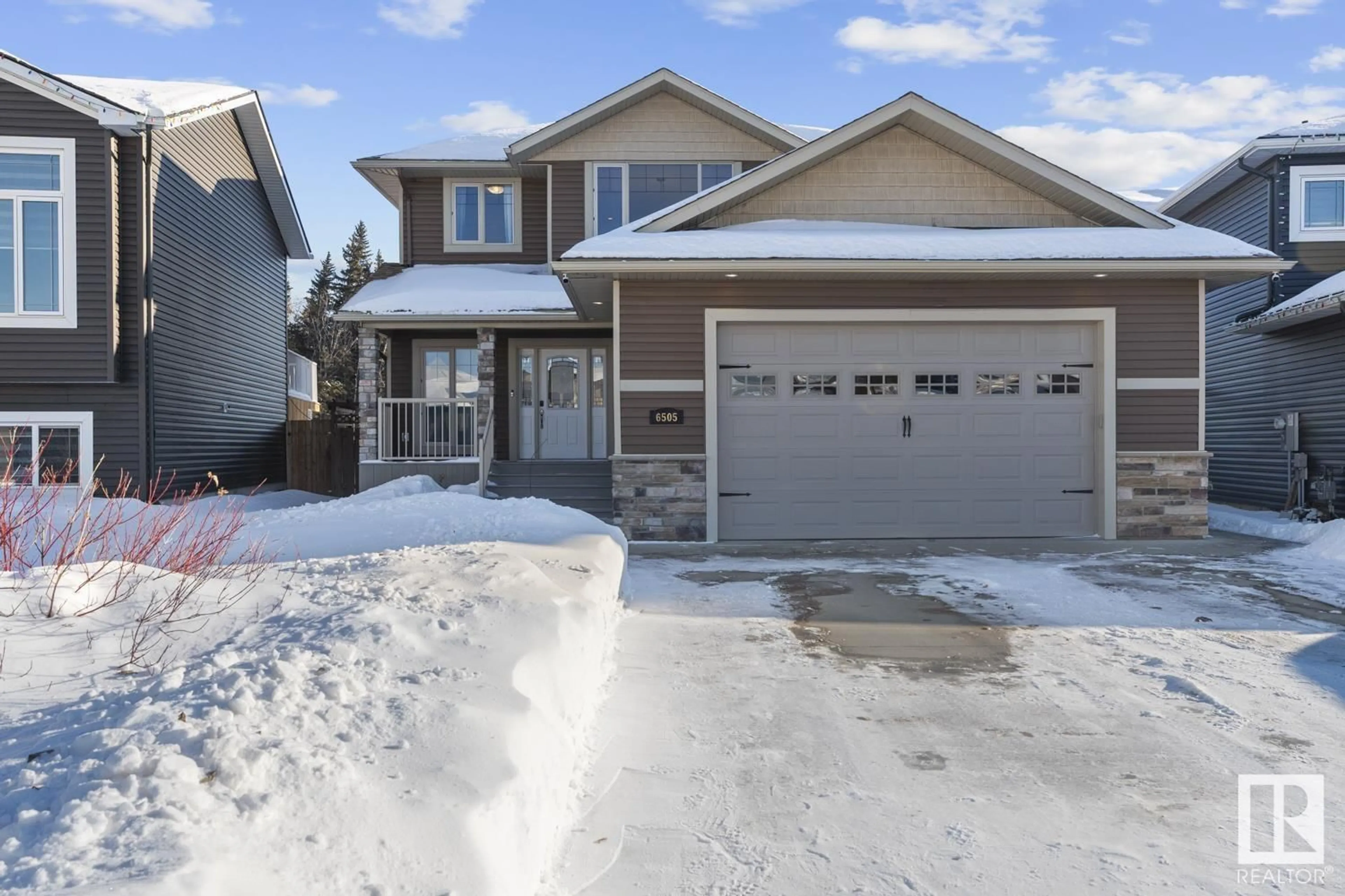 Home with brick exterior material, street for 6505 Tri City WY, Cold Lake Alberta T9M0J2