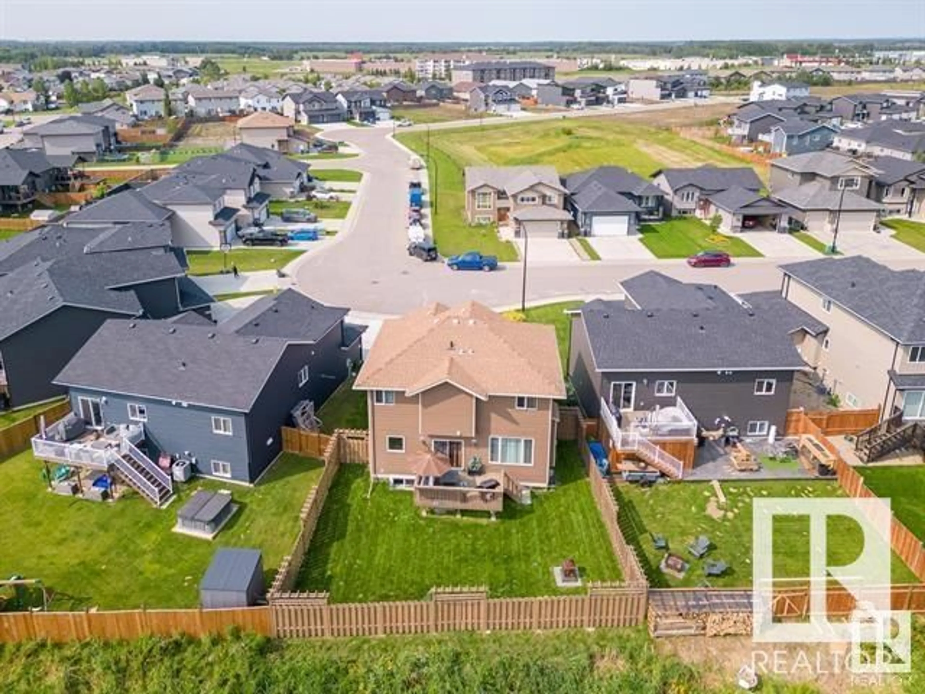 A pic from outside/outdoor area/front of a property/back of a property/a pic from drone, street for 6505 Tri City WY, Cold Lake Alberta T9M0J2