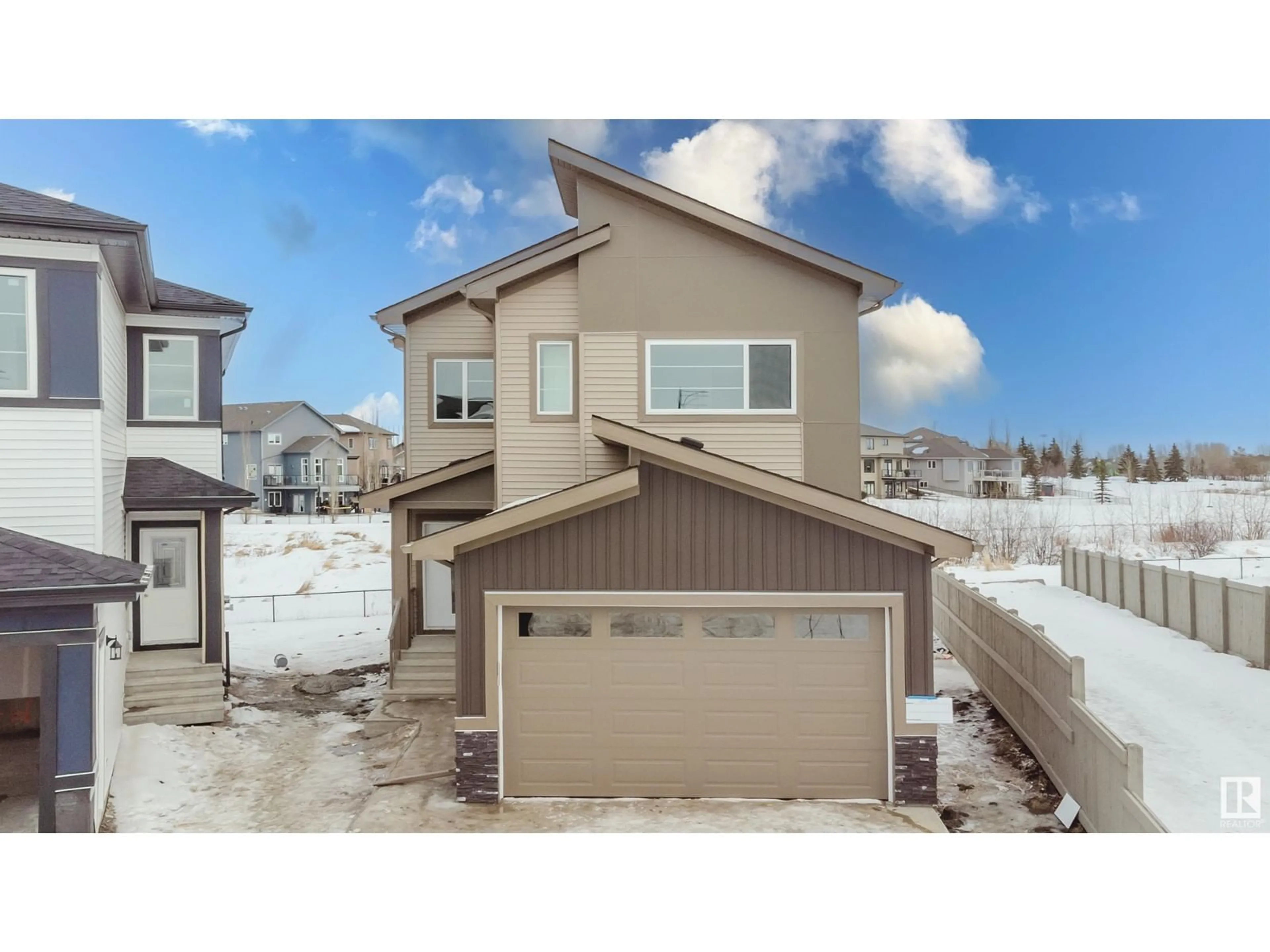 A pic from outside/outdoor area/front of a property/back of a property/a pic from drone, street for 4593 62 ST, Beaumont Alberta T4X2Z2