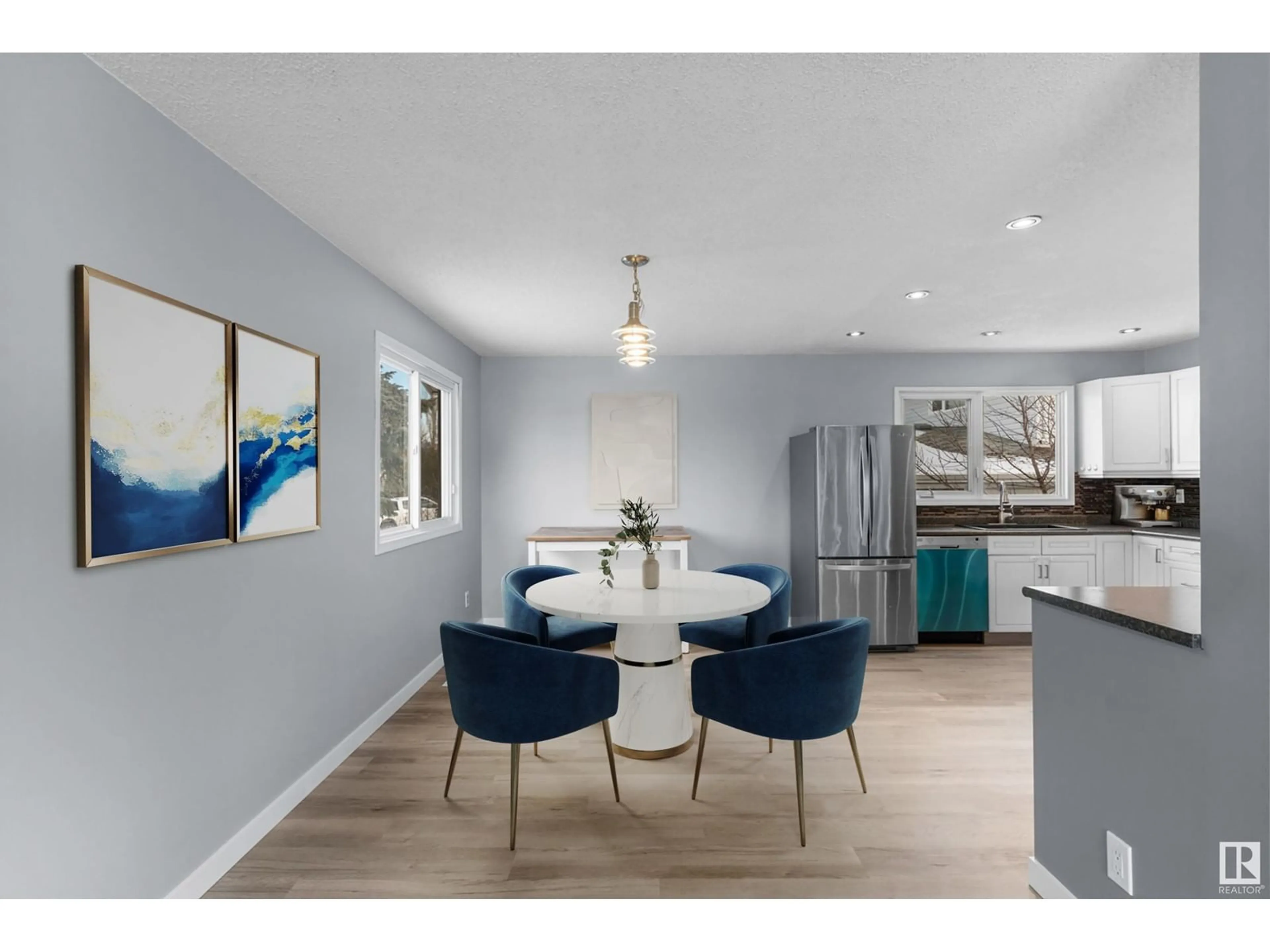 Open concept kitchen, unknown for 8620 42A AV NW, Edmonton Alberta T6K1P4