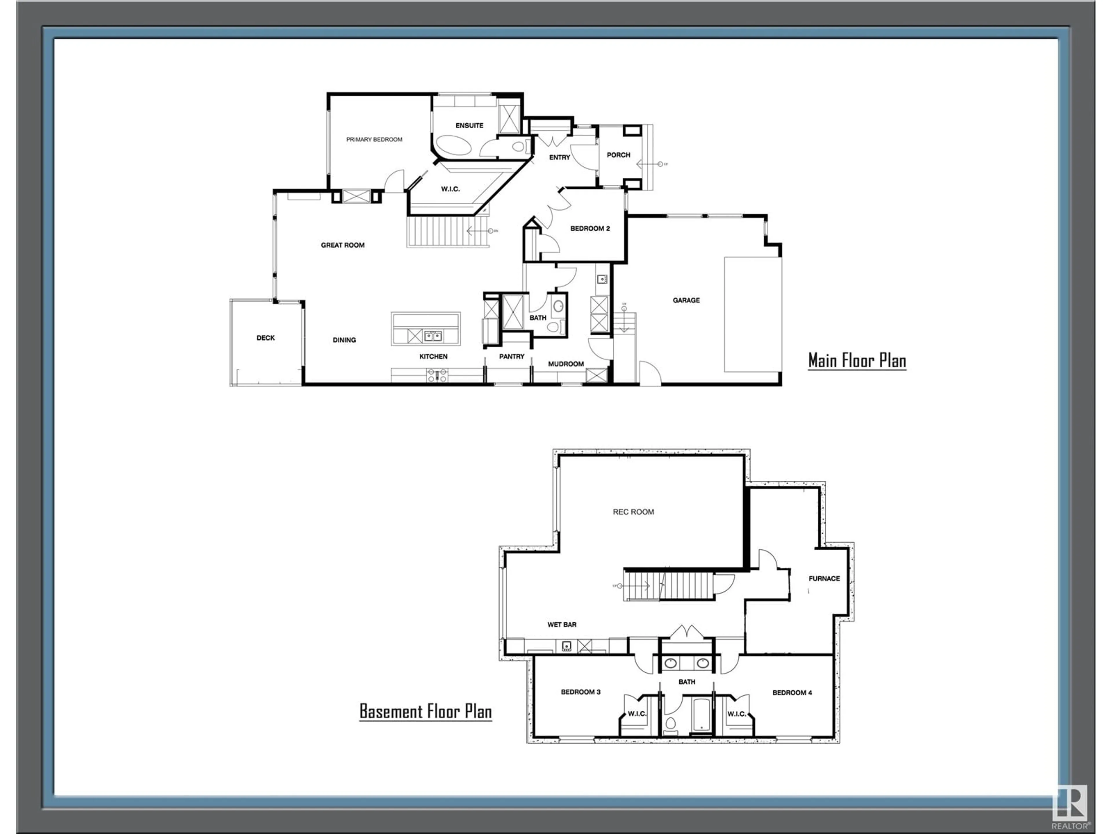 Floor plan for 52 Eldridge PT, St. Albert Alberta T8T1R8