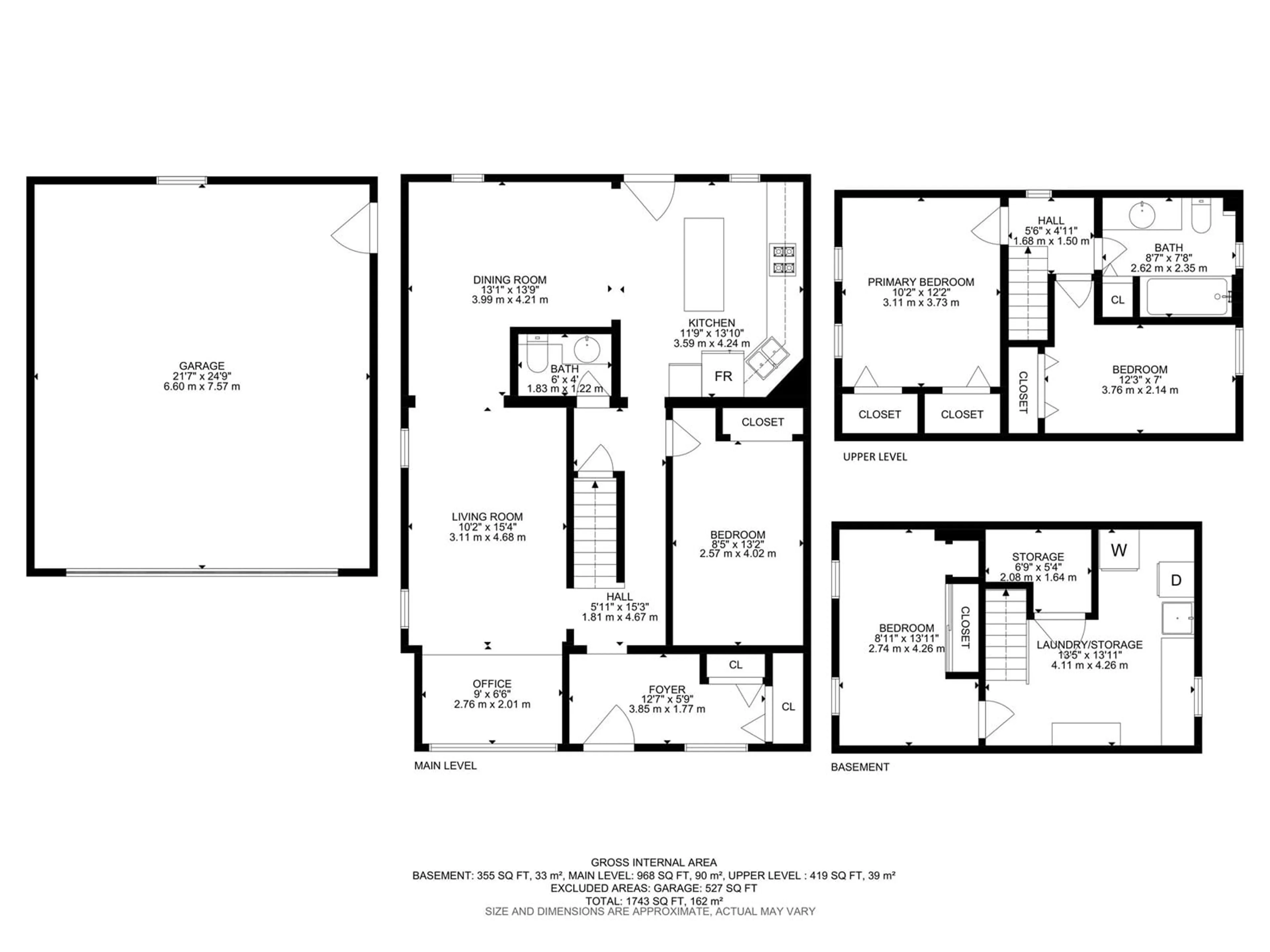 Floor plan for 11618 91 ST NW, Edmonton Alberta T5B4B1