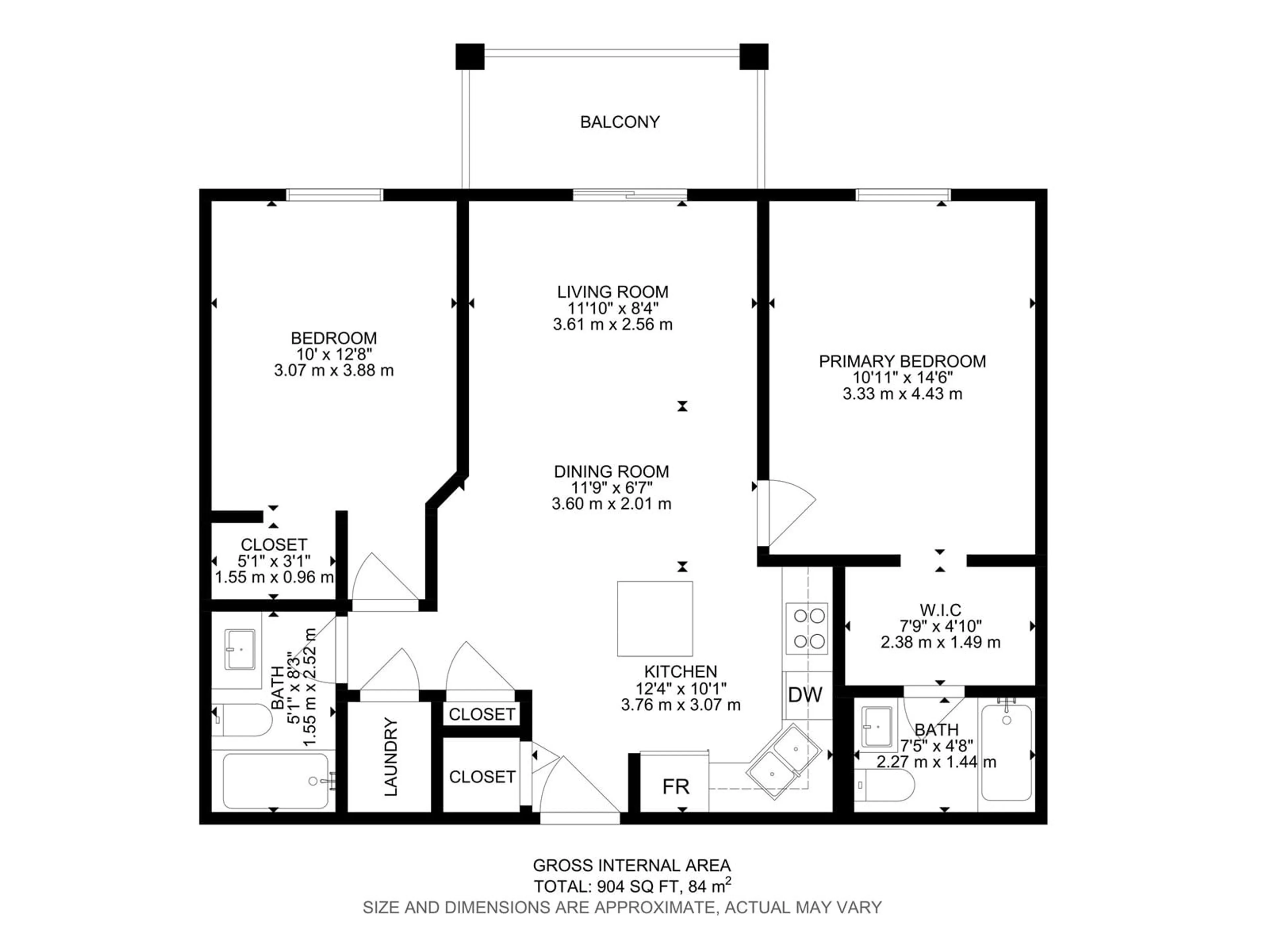 Floor plan for #411 245 EDWARDS DR SW, Edmonton Alberta T6X1J9