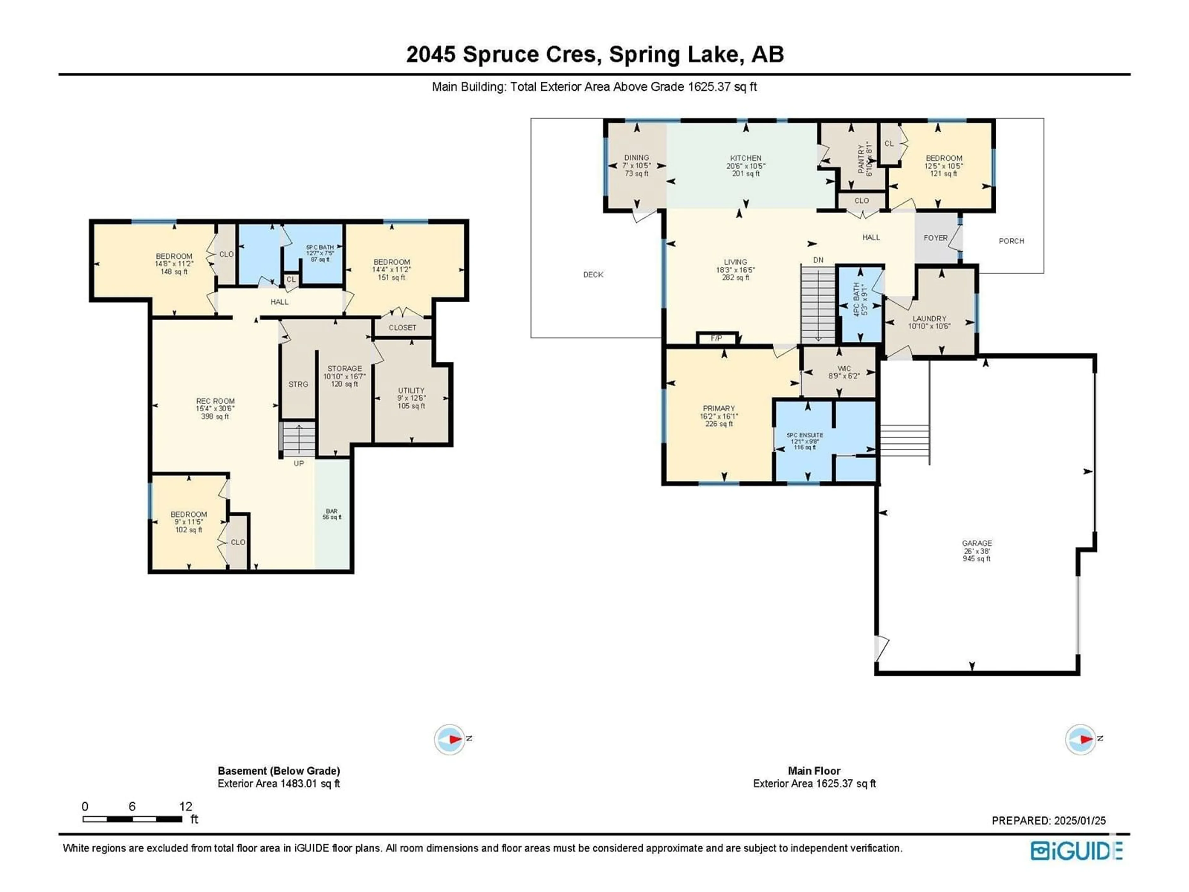 Floor plan for 2045 SPRUCE CR, Rural Parkland County Alberta T7Z0G8