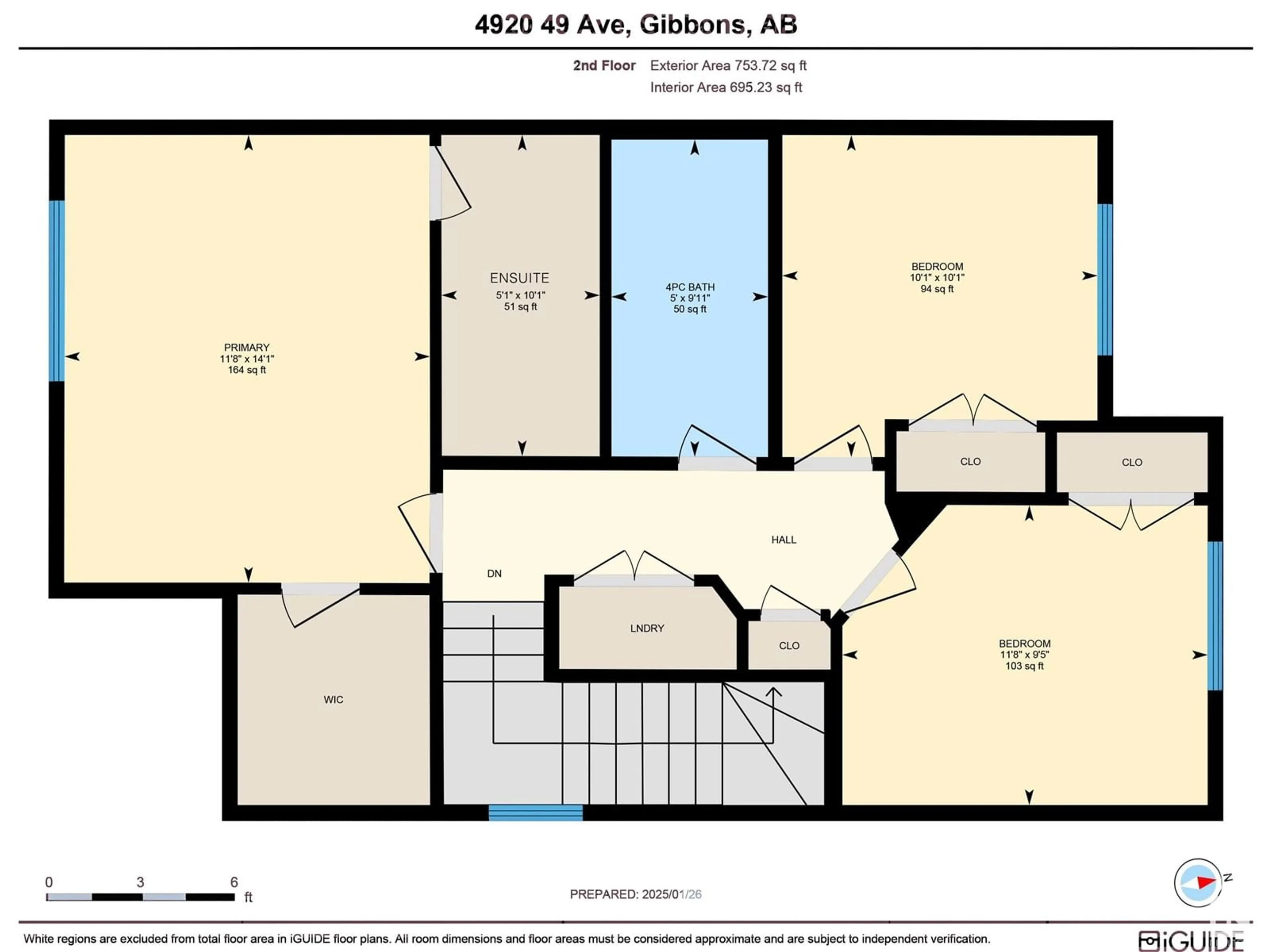 Floor plan for 4920 49 AV, Gibbons Alberta T0A1N0