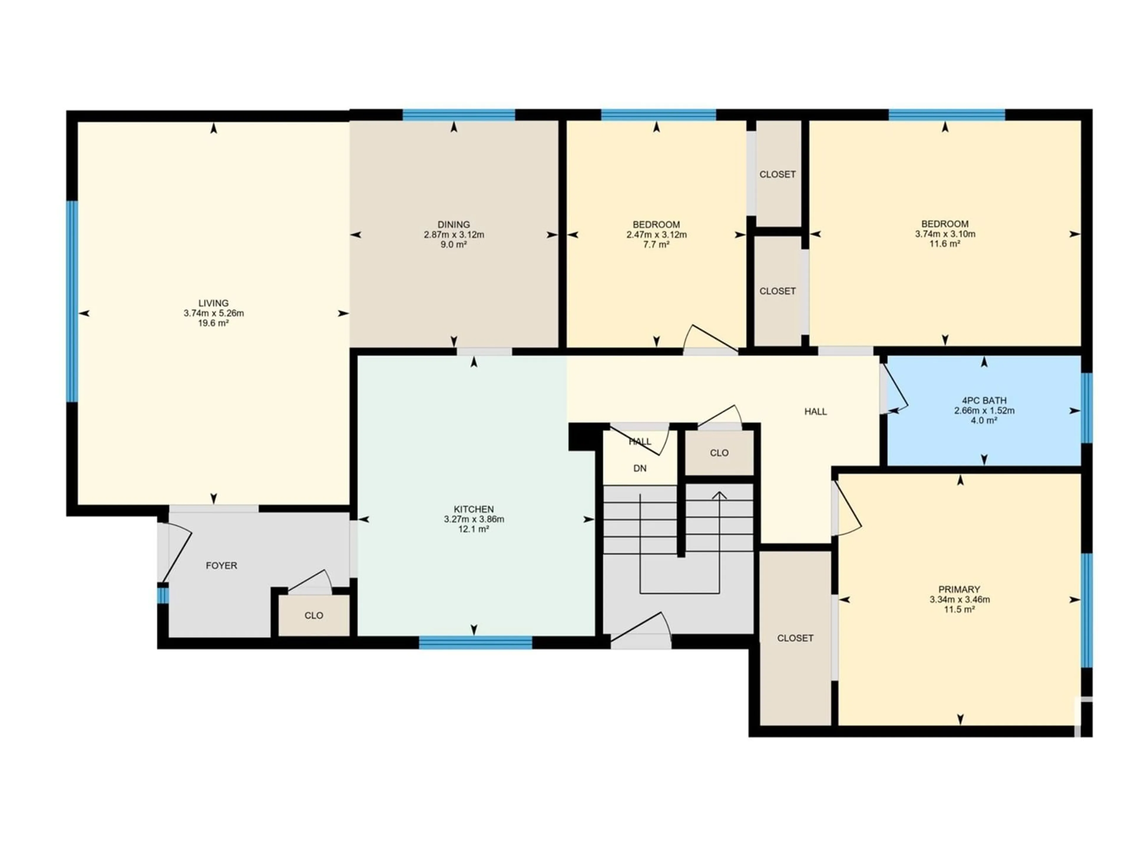 Floor plan for 10428 64 AV NW, Edmonton Alberta T6H1S7