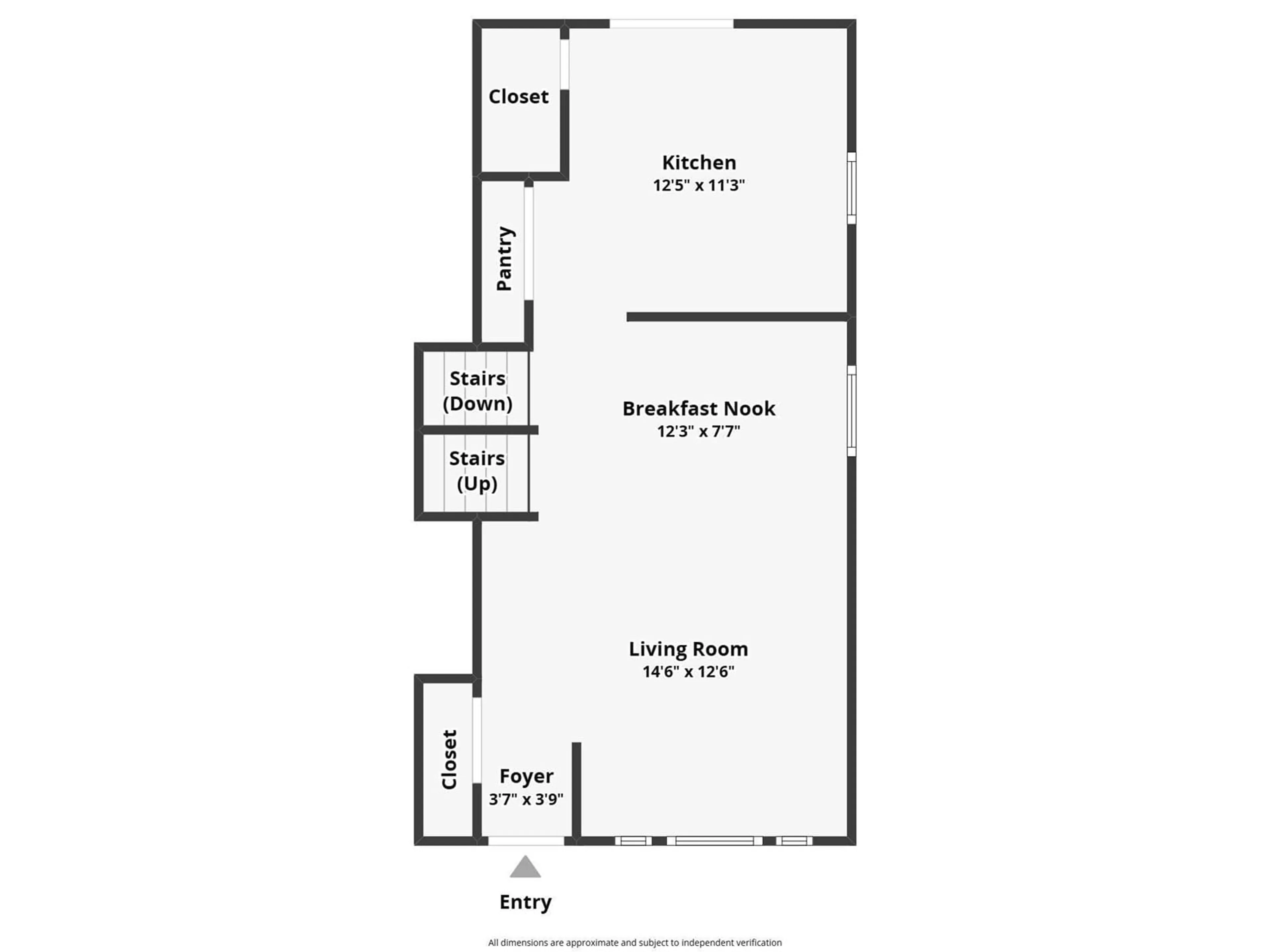 Floor plan for 4614 13 AV NW, Edmonton Alberta T6L4A3