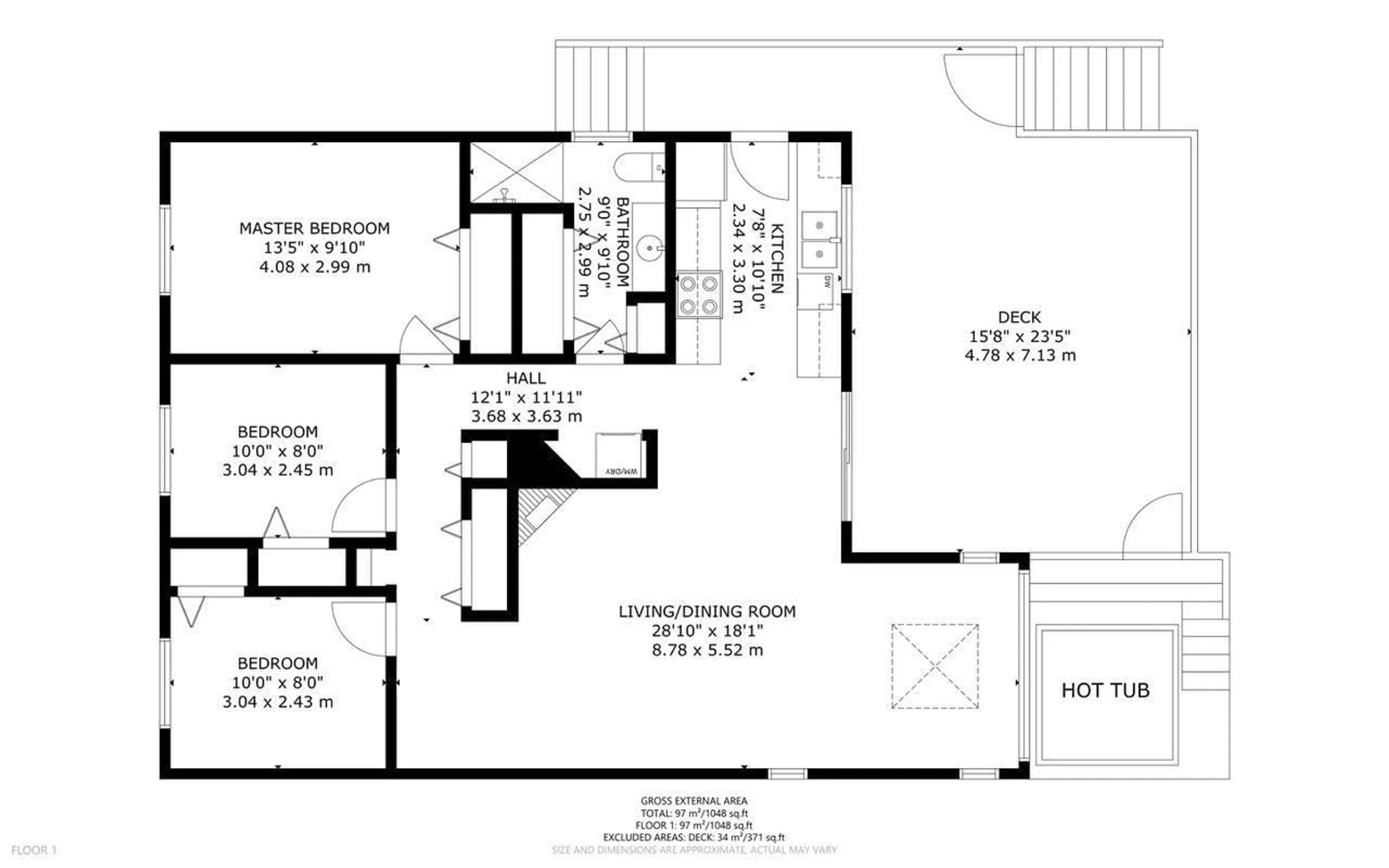 Floor plan for 457 1 AV, Rural Parkland County Alberta T0E2B0