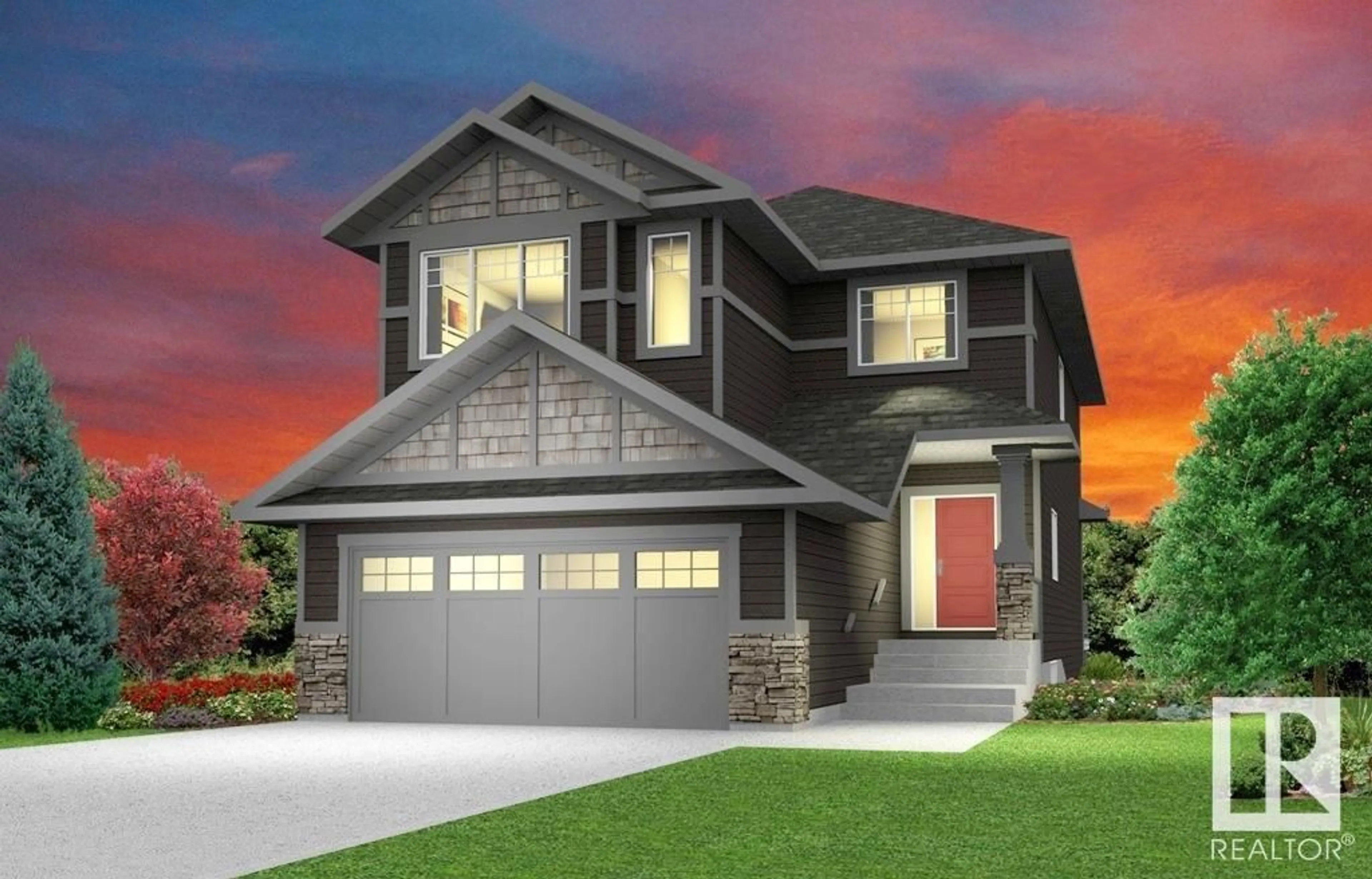 Home with vinyl exterior material, street for 25 CHAMBERY CR, St. Albert Alberta T8T2C1