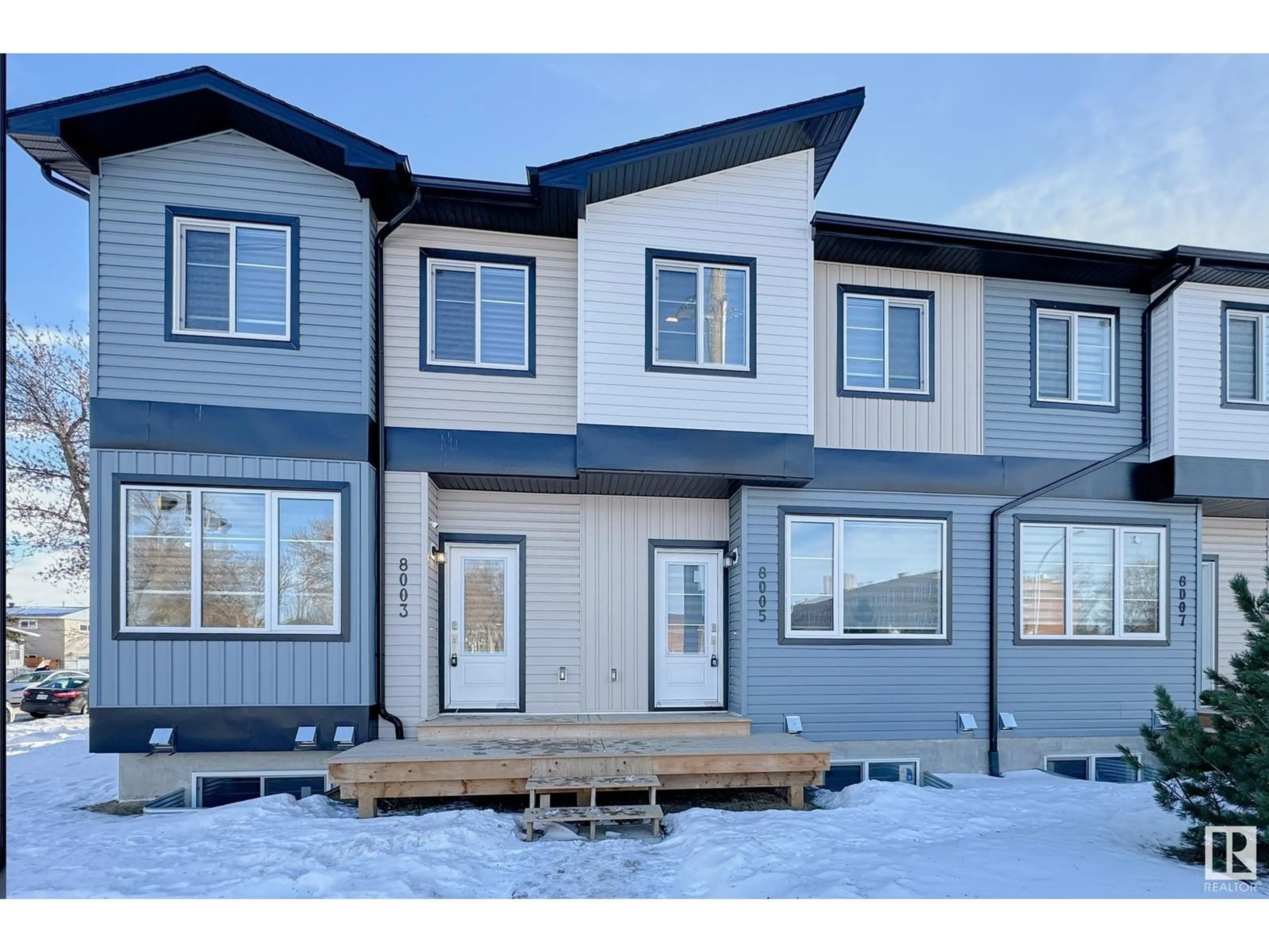 Home with vinyl exterior material, unknown for 5,7,9 - 8003 120 AV NW, Edmonton Alberta T5B2N7