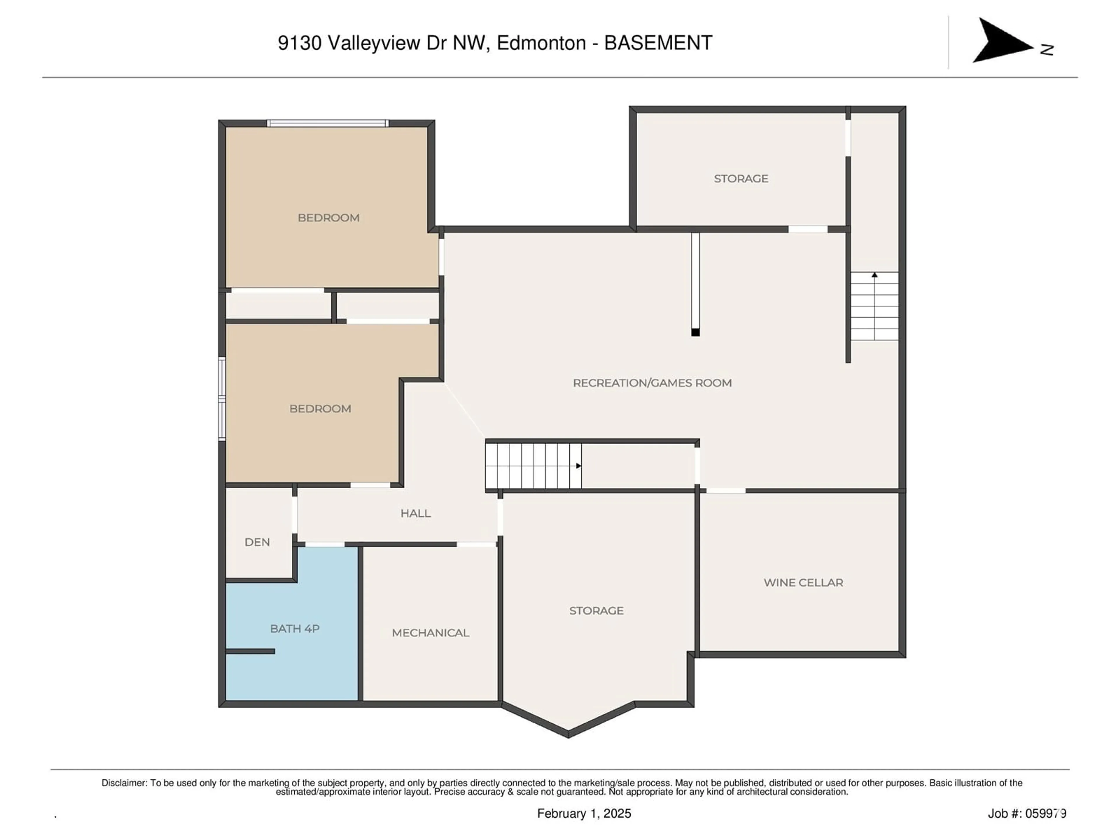 Floor plan for 9130 VALLEYVIEW DR NW, Edmonton Alberta T5R5T7