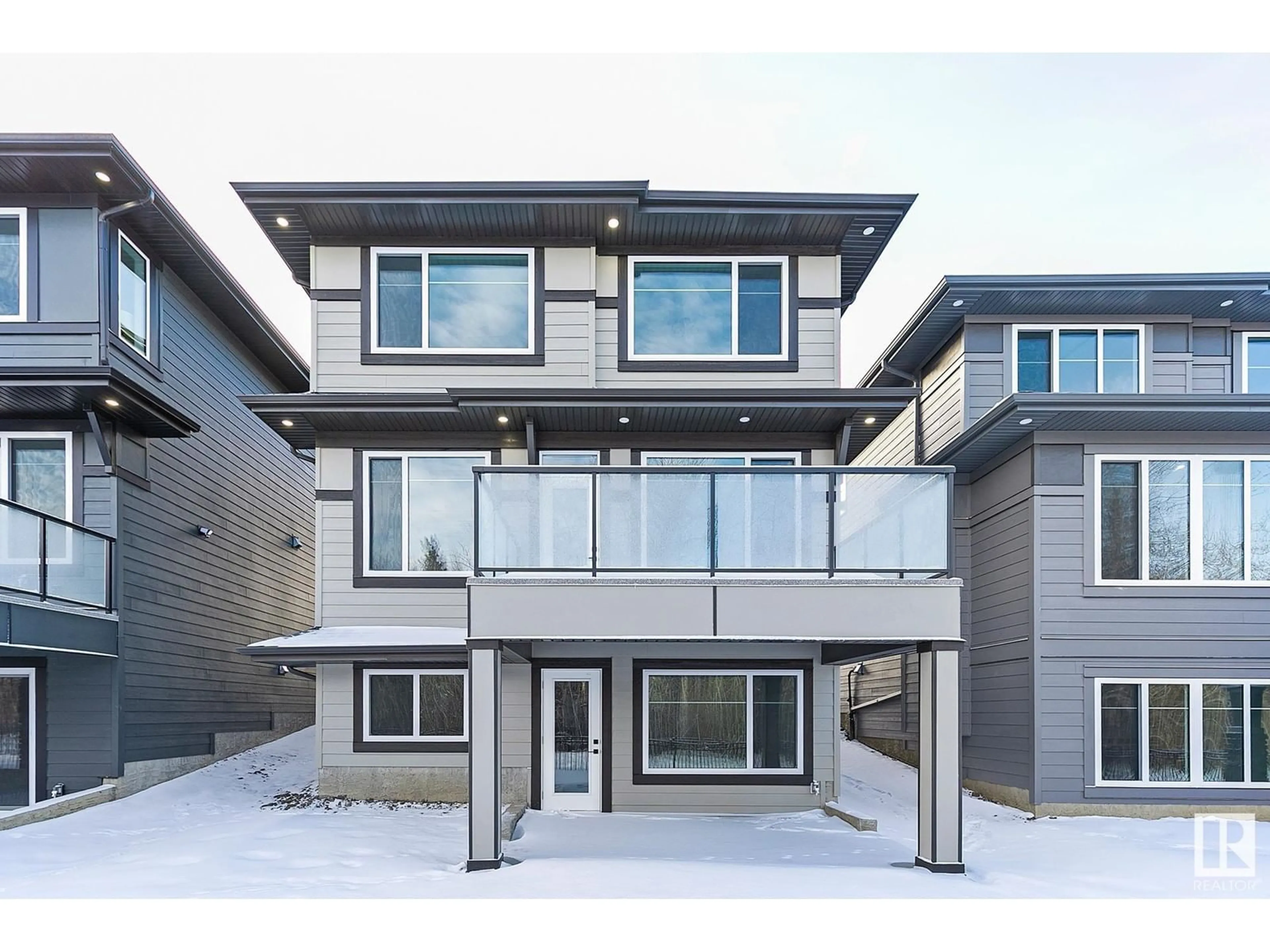 Home with vinyl exterior material, street for 6630 CRAWFORD LANDING LD SW, Edmonton Alberta T6W4L5