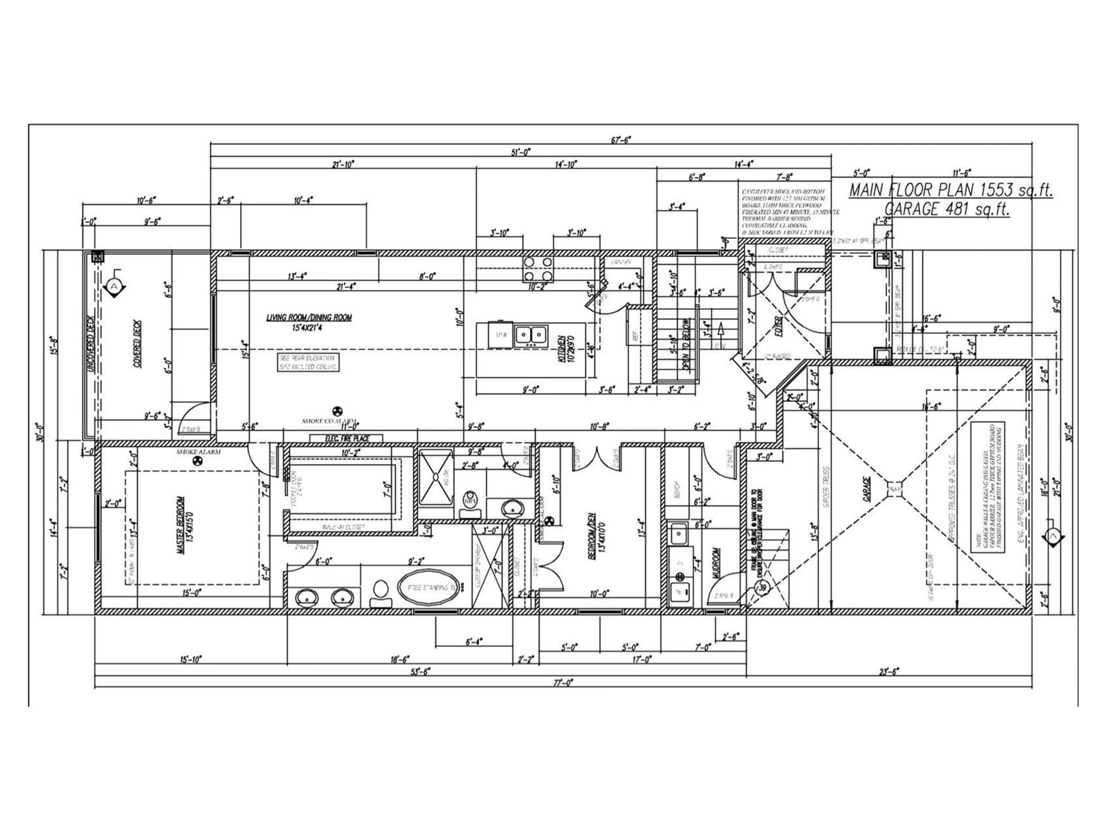 Floor plan for 164 Caledon CR, Spruce Grove Alberta T7X0Y6