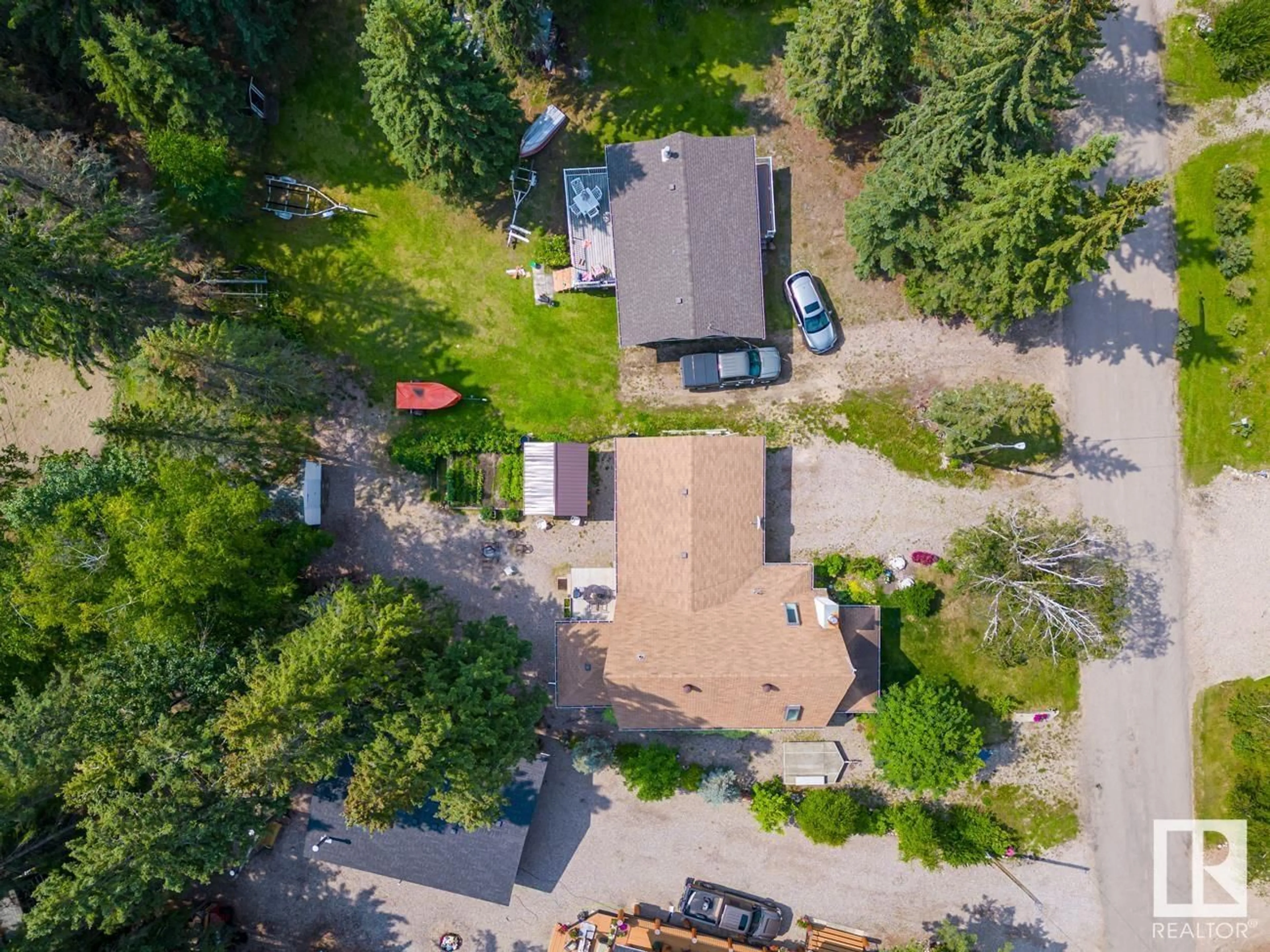 A pic from outside/outdoor area/front of a property/back of a property/a pic from drone, unknown for 65306 - 5 RGE RD 423, Rural Bonnyville M.D. Alberta T9M1P1